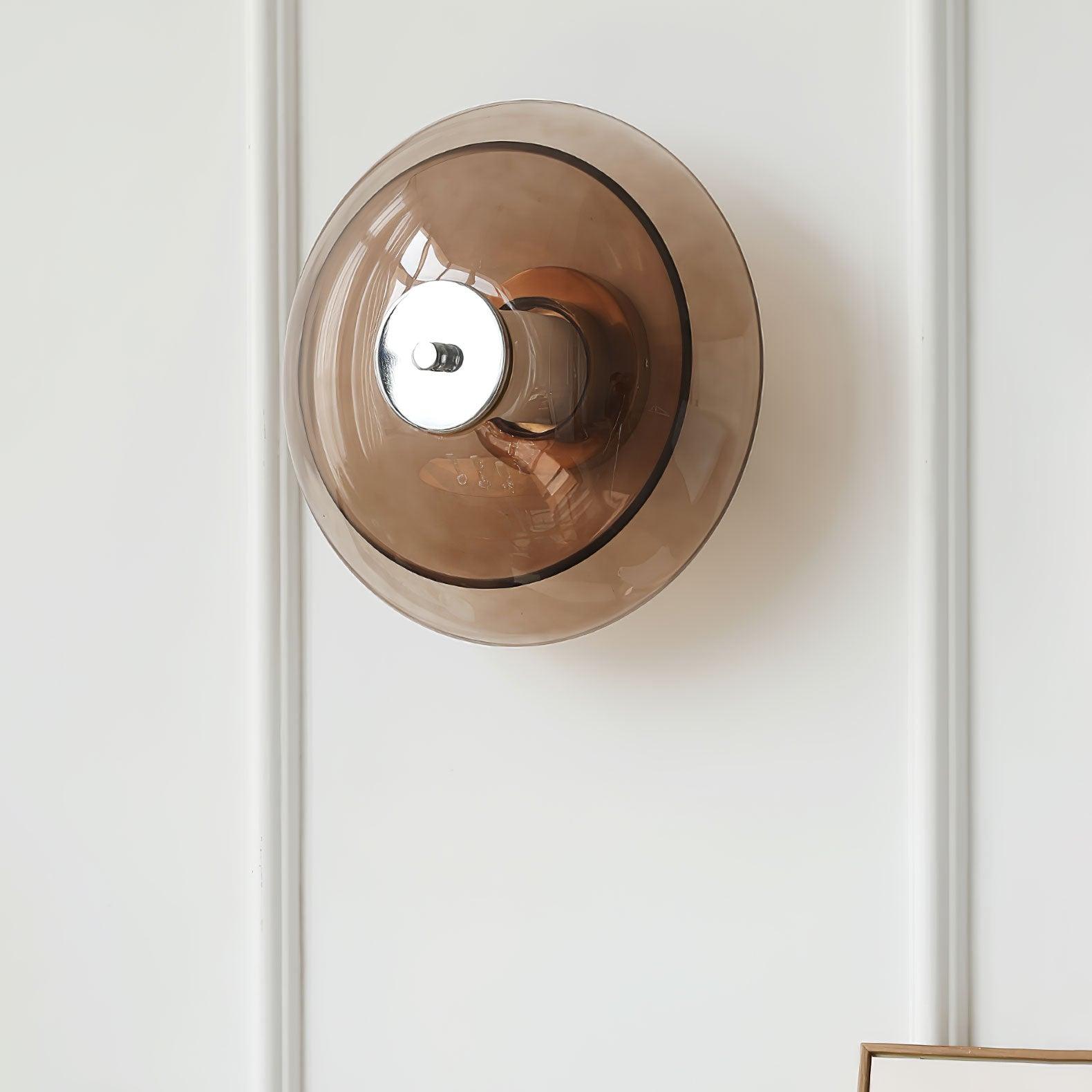 Flying Saucer Chrome Wall Light - Letslighting