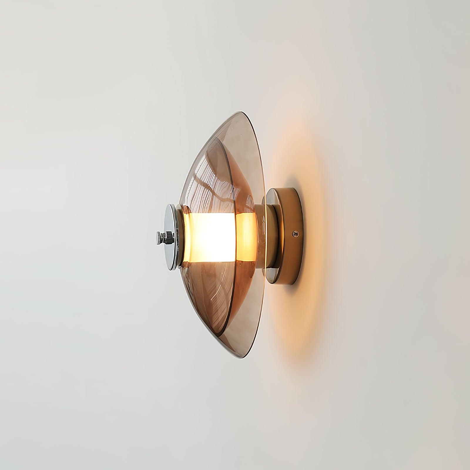 Flying Saucer Chrome Wall Light - Letslighting