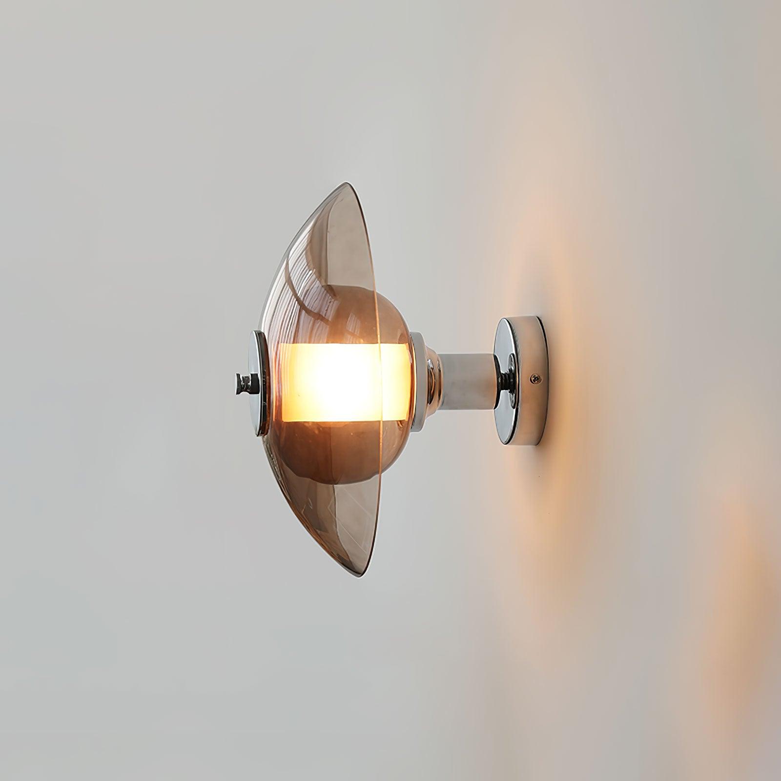 Flying Saucer Chrome Wall Light - Letslighting