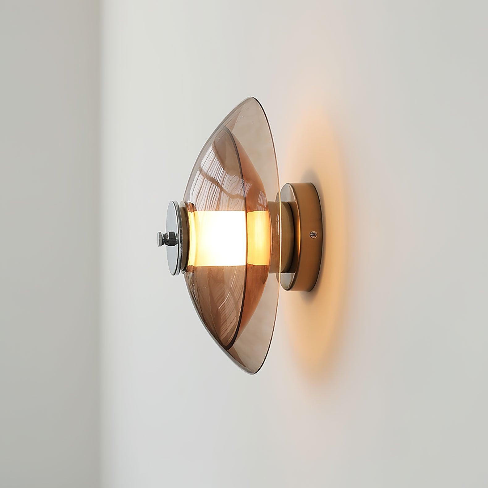 Flying Saucer Chrome Wall Light - Letslighting