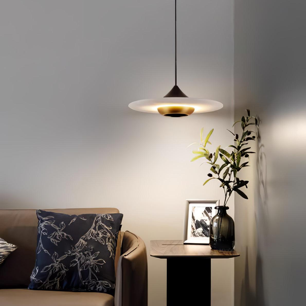 Flying Saucer Marble Pendant Lamp - Letslighting