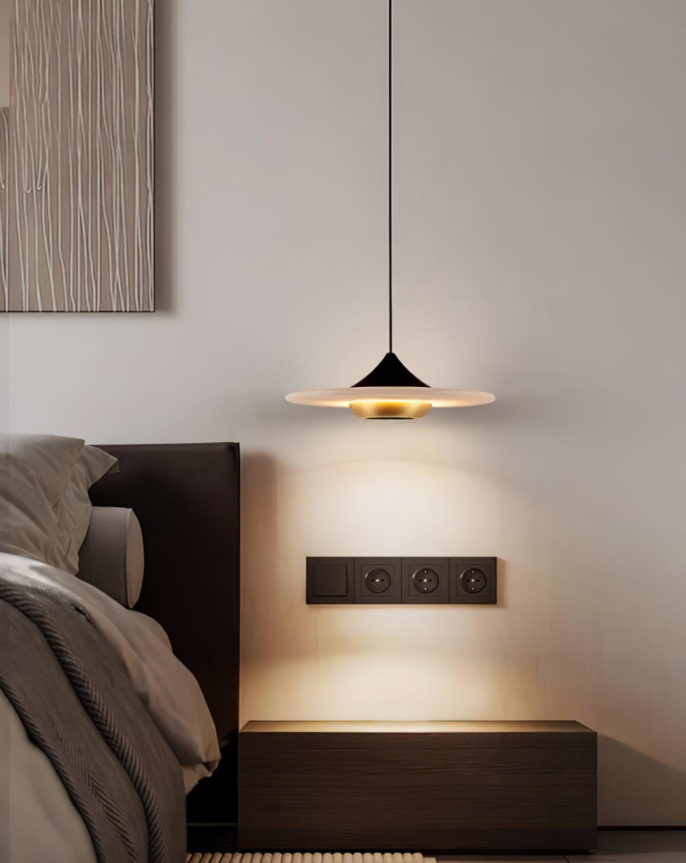 Flying Saucer Marble Pendant Lamp - Letslighting