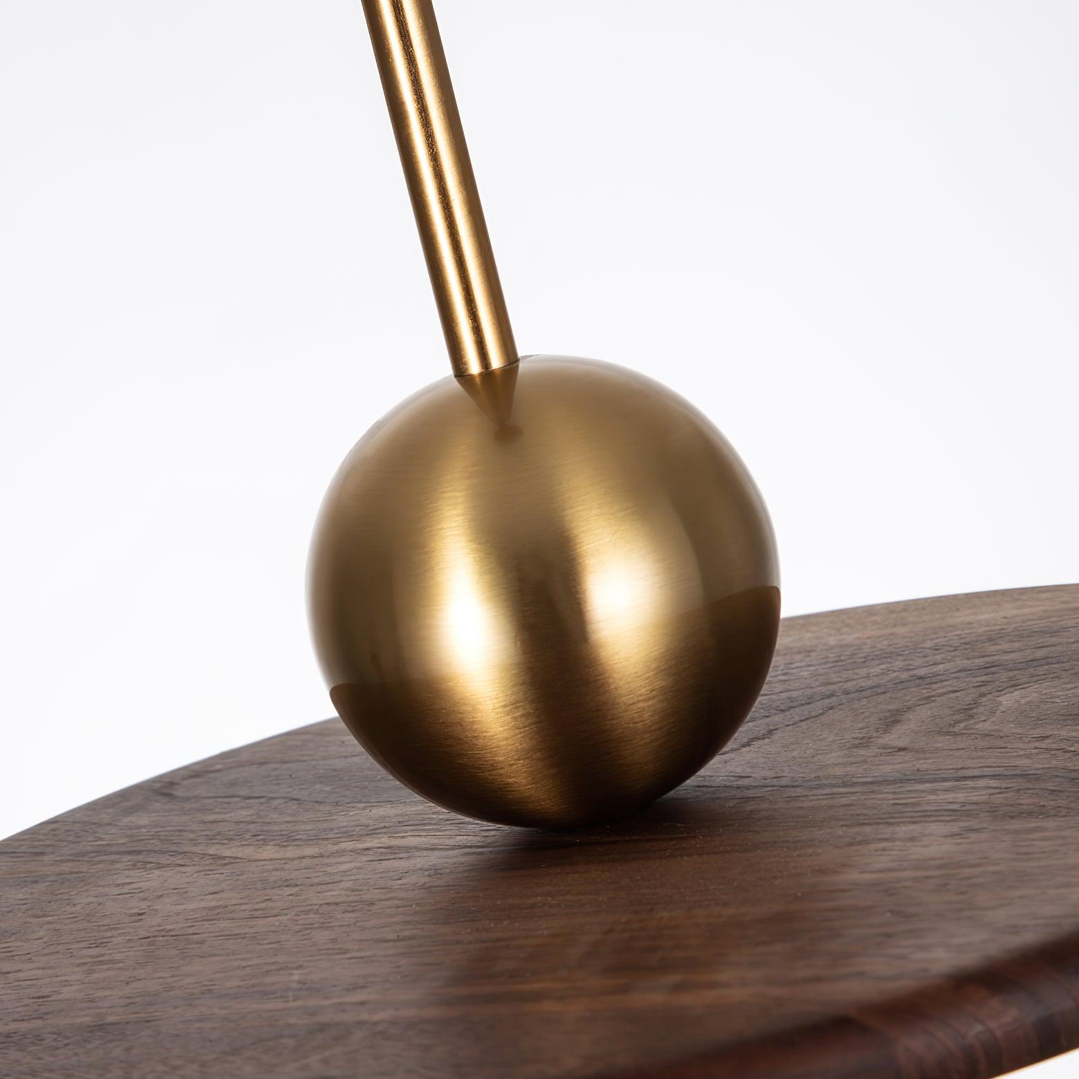 Flying Saucer Walnut Pendant Lamp - Letslighting