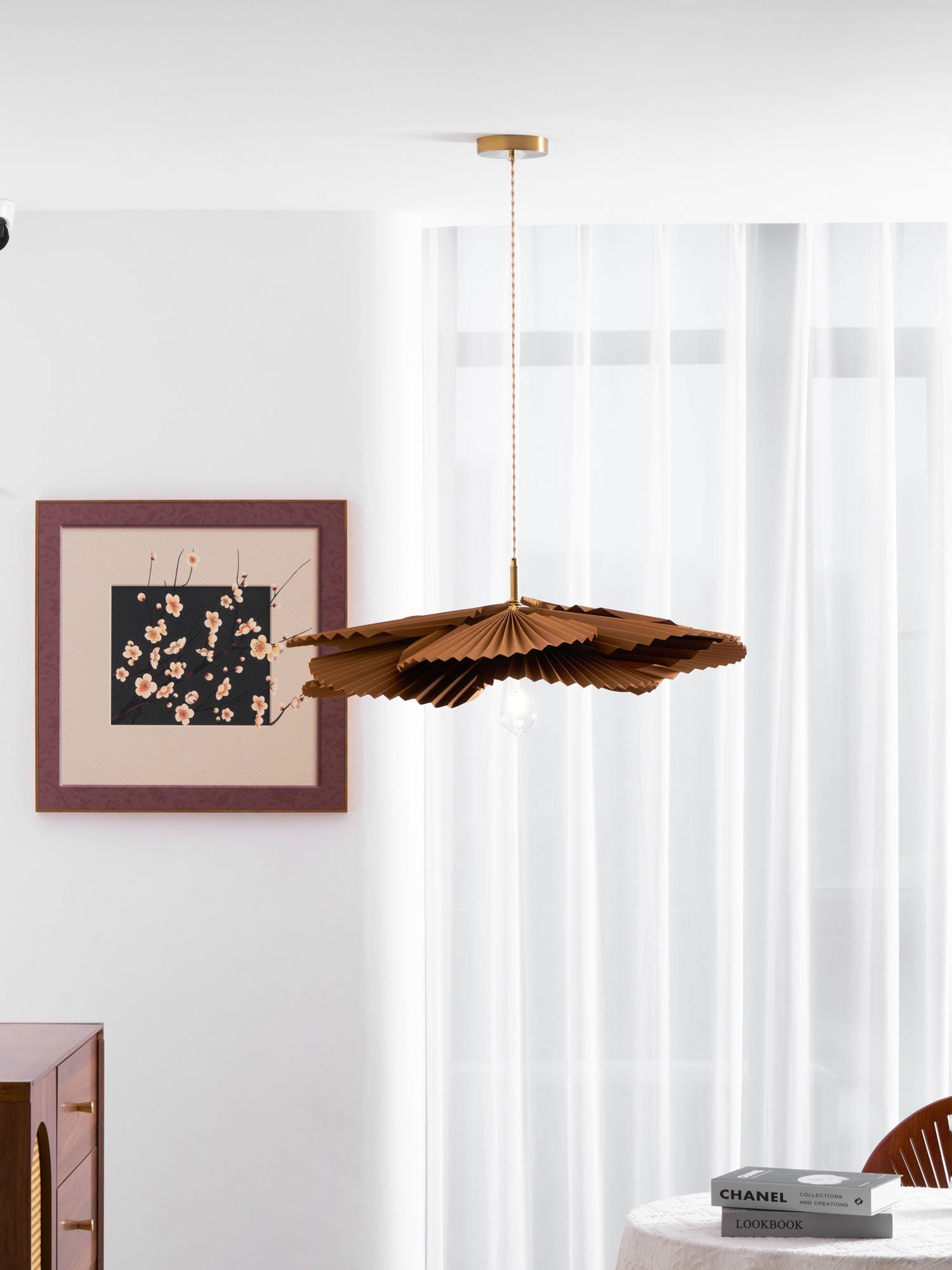 Folded Leaf Lotus Pendant Lamp - Letslighting