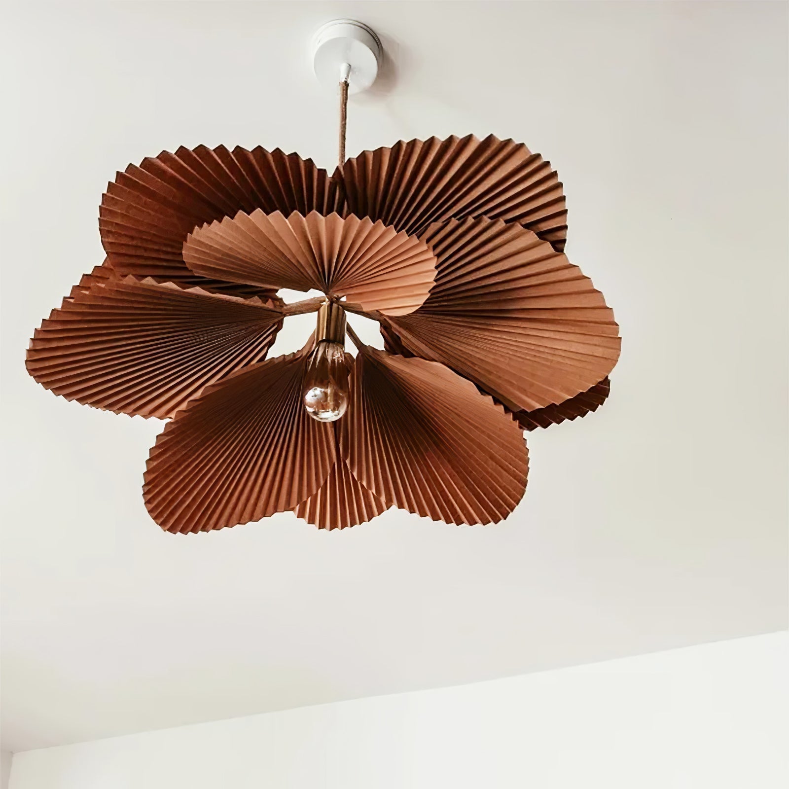 Folded Leaf Lotus Pendant Lamp - Letslighting