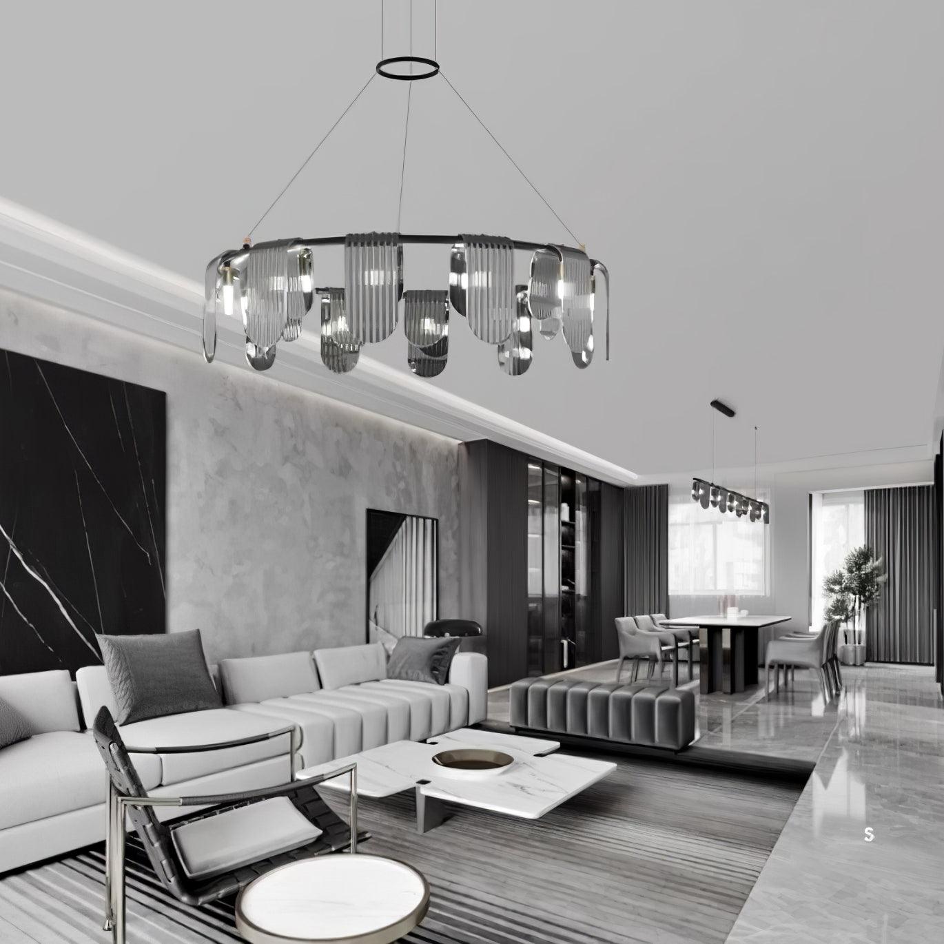 Leo Modern Glass Chandelier - Letslighting