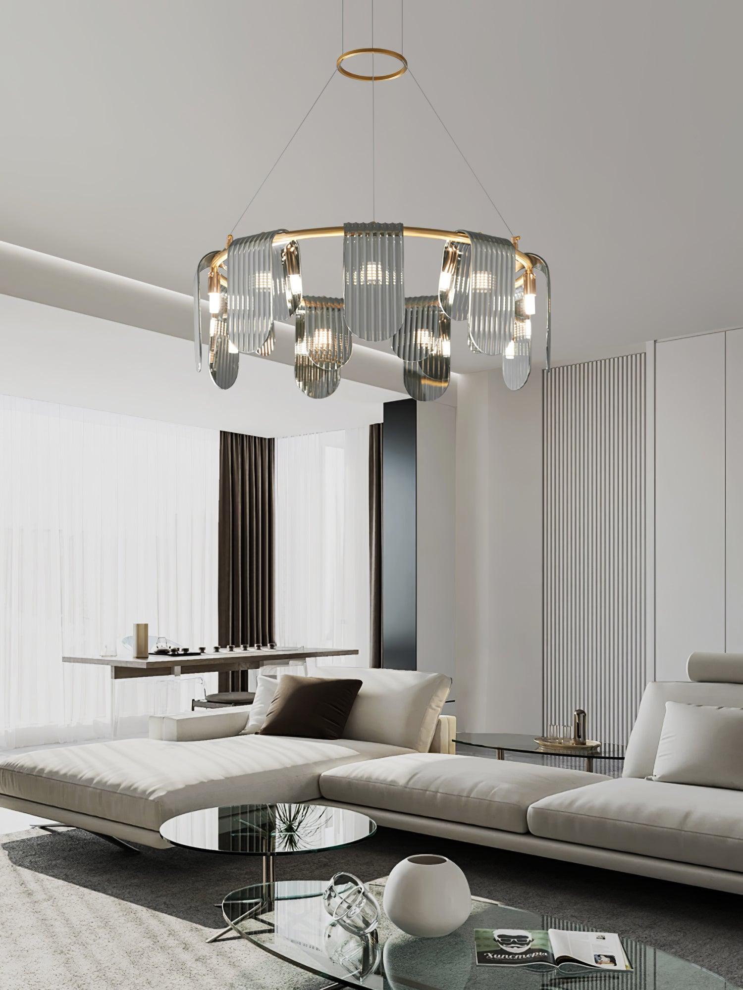 Leo Modern Glass Chandelier - Letslighting