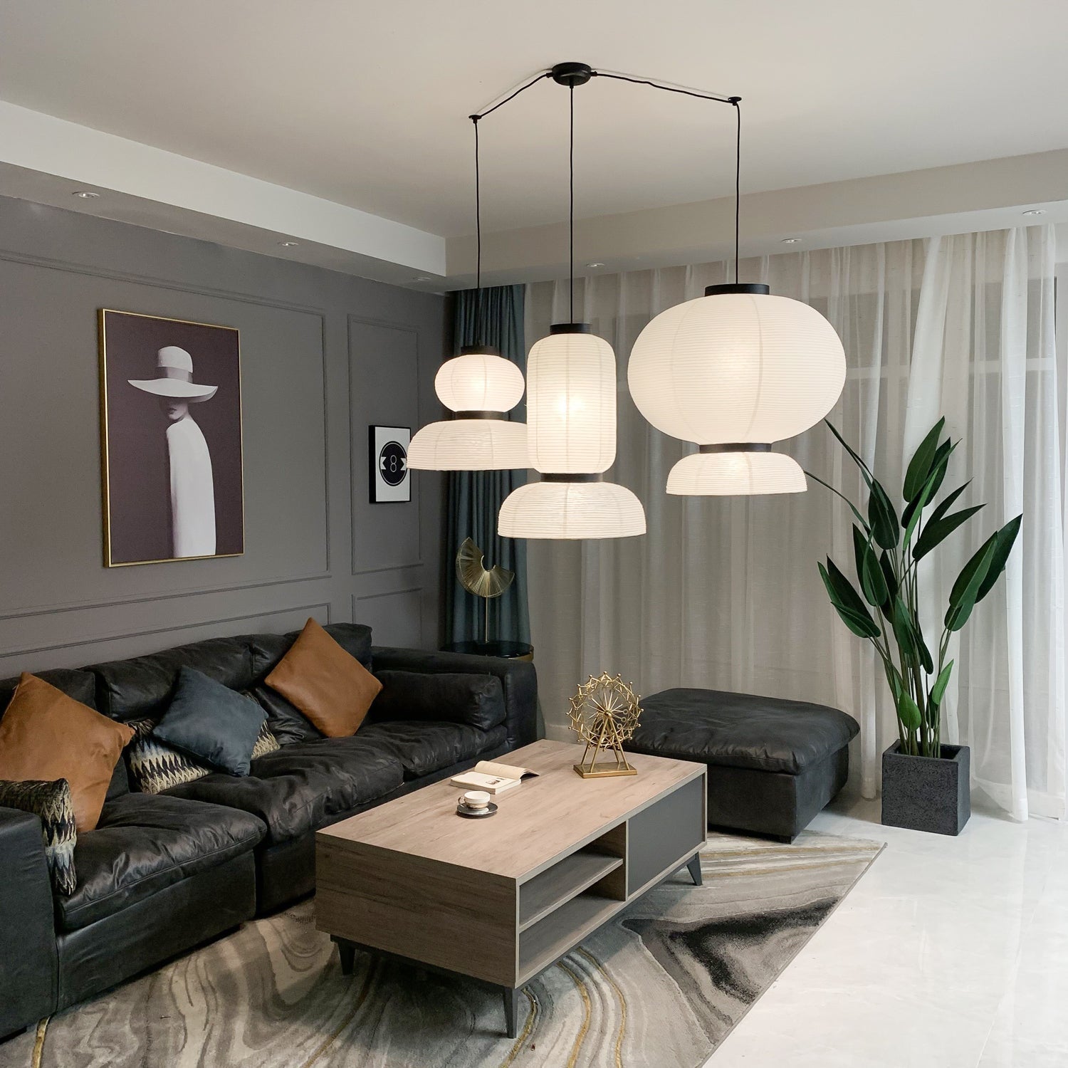 Rice Paper Lantern Pendant Lamp - Letslighting