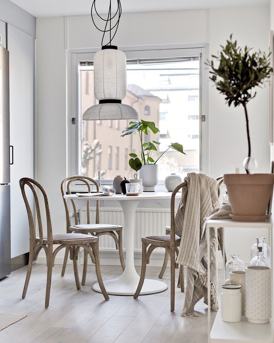 Cutheion Individual Creativity Rice Paper Pendant Lamp - Lamp Copper