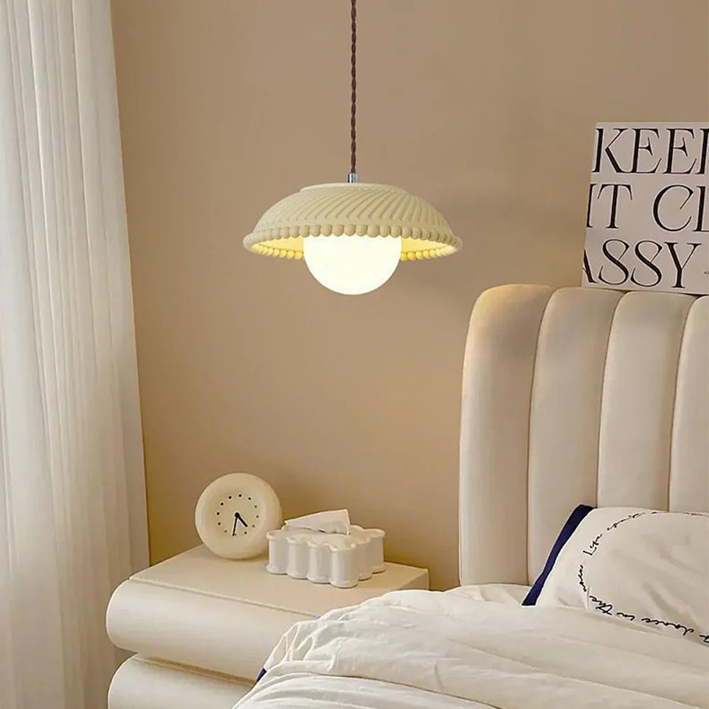Aria Moderna LED Metal/Vidrio/Resina Lámpara Colgante Dormitorio/Estudio/Salón