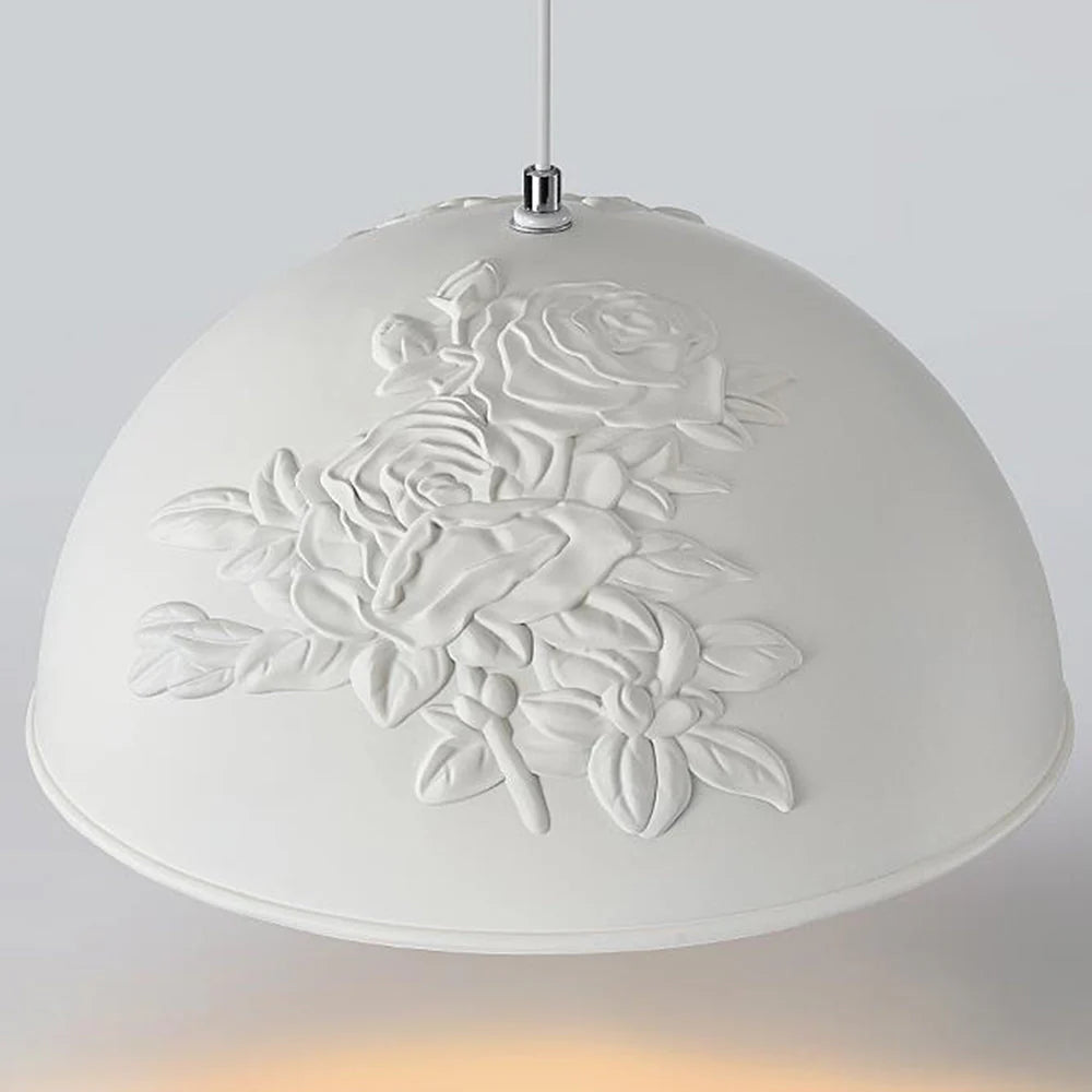 Aria Estilo Francés LED Metal/Resina Lámpara Colgante Dormitorio/Estudio/Salón