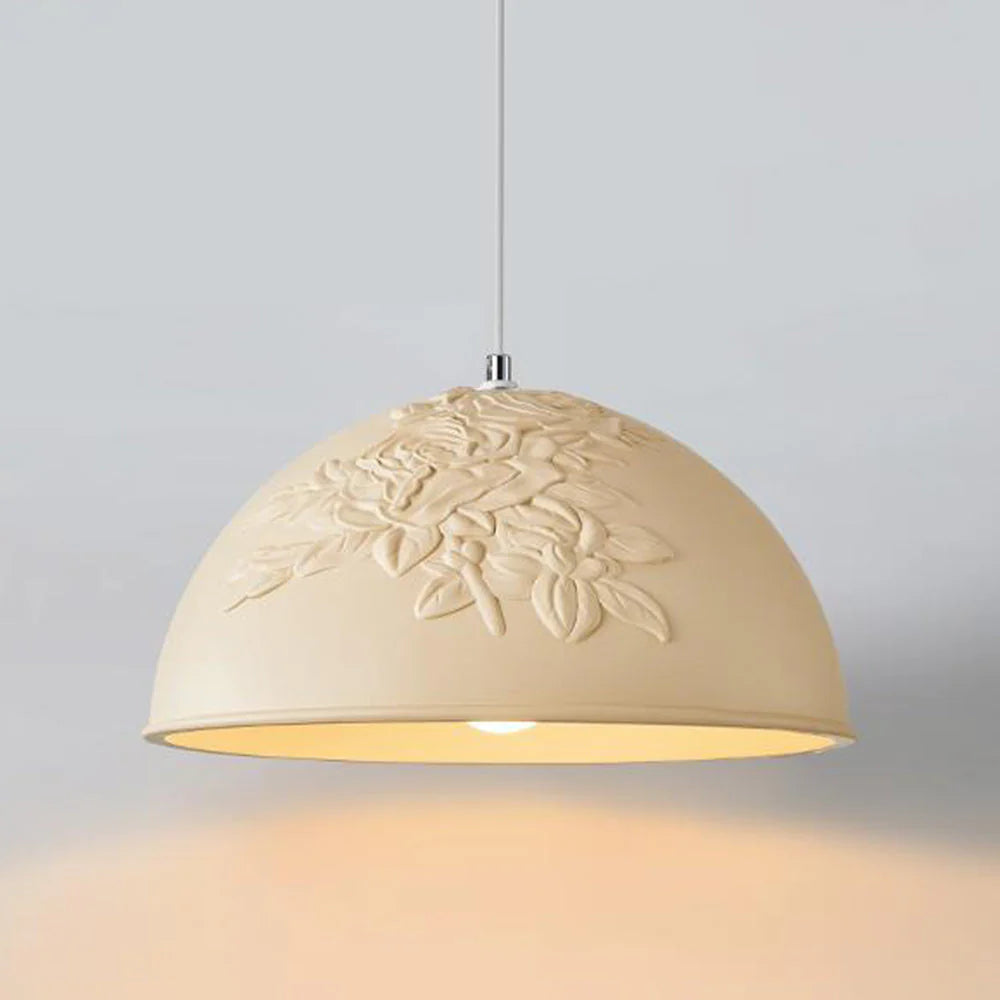 Aria Estilo Francés LED Metal/Resina Lámpara Colgante Dormitorio/Estudio/Salón