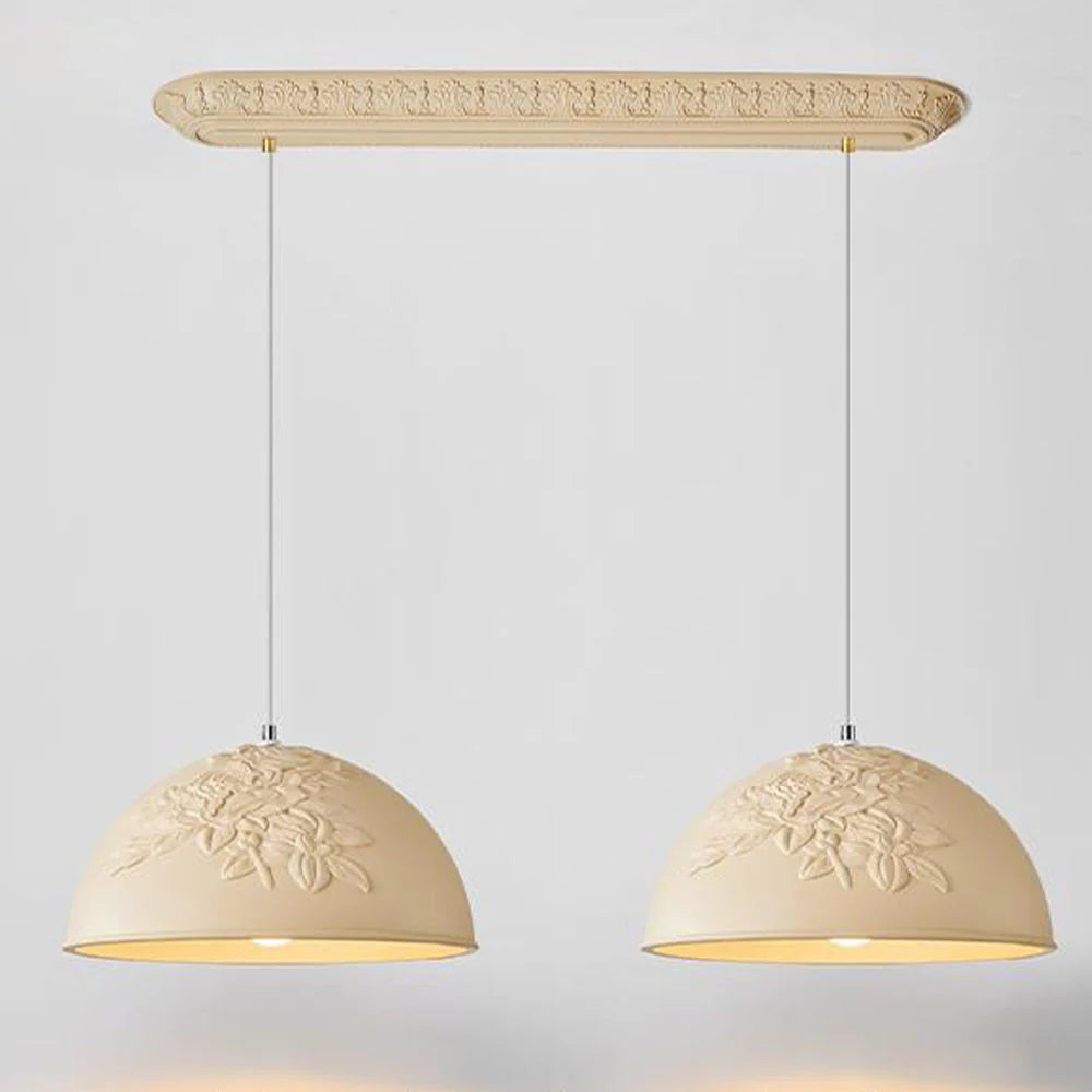 Aria Estilo Francés LED Metal/Resina Lámpara Colgante Dormitorio/Estudio/Salón