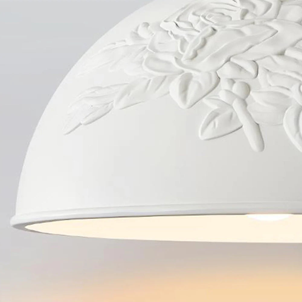 Aria Estilo Francés LED Metal/Resina Lámpara Colgante Dormitorio/Estudio/Salón
