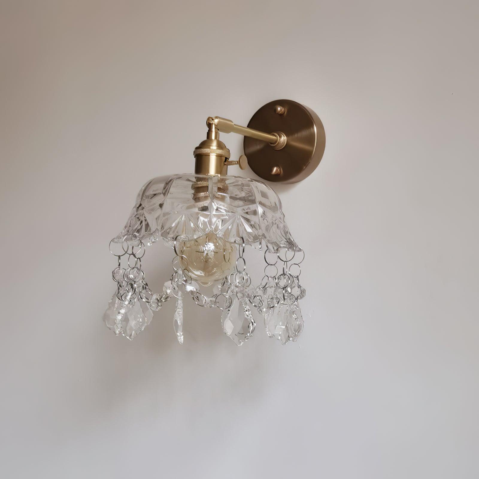 French Crystal Tassel Wall Light - Letslighting