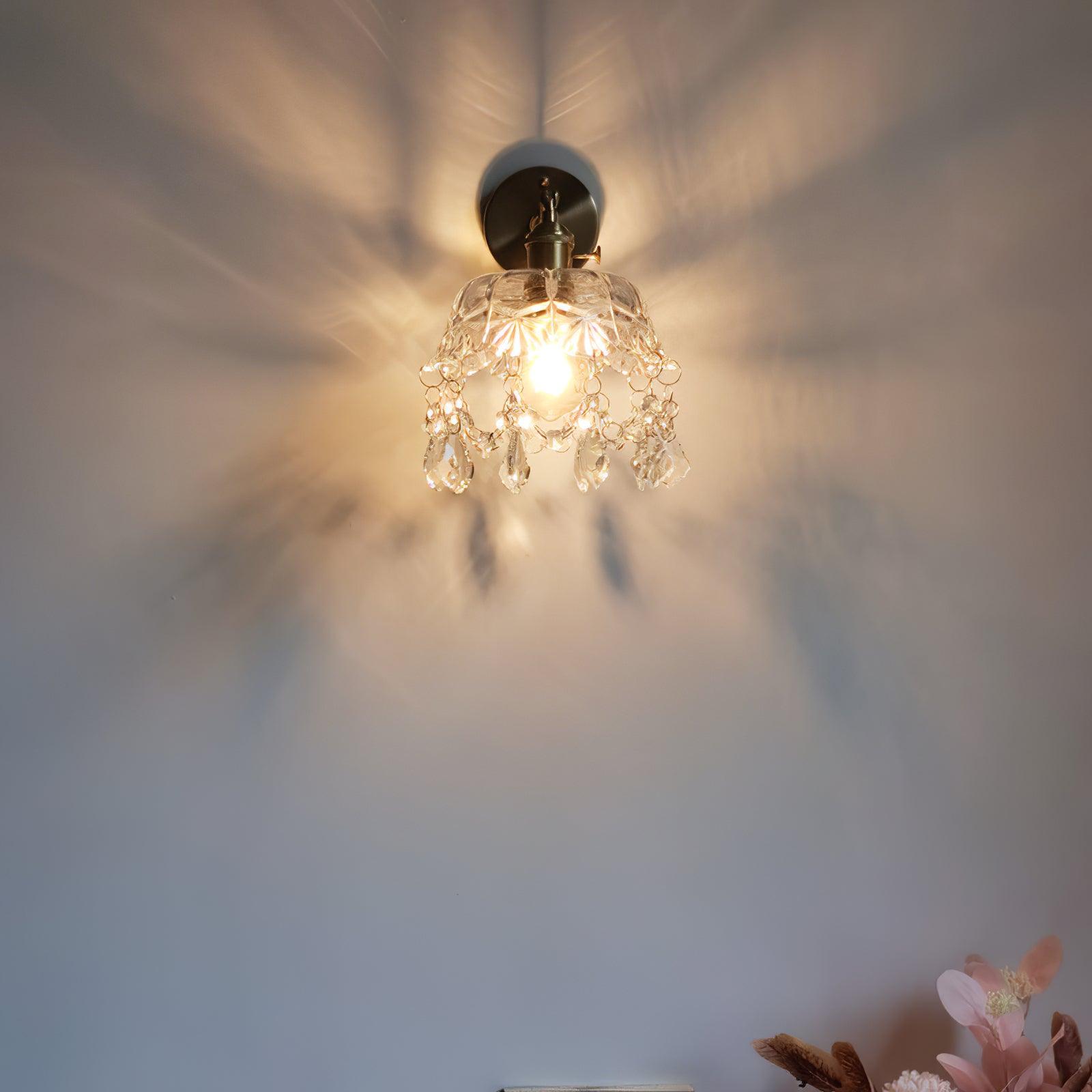 French Crystal Tassel Wall Light - Letslighting