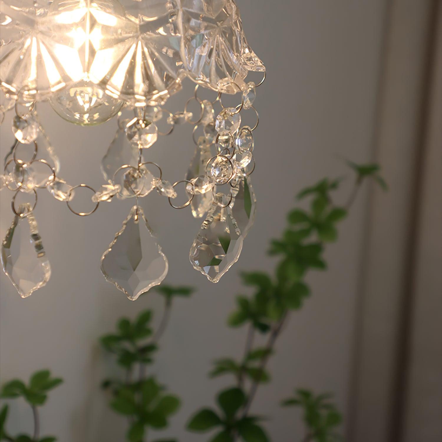 French Crystal Tassel Wall Light - Letslighting