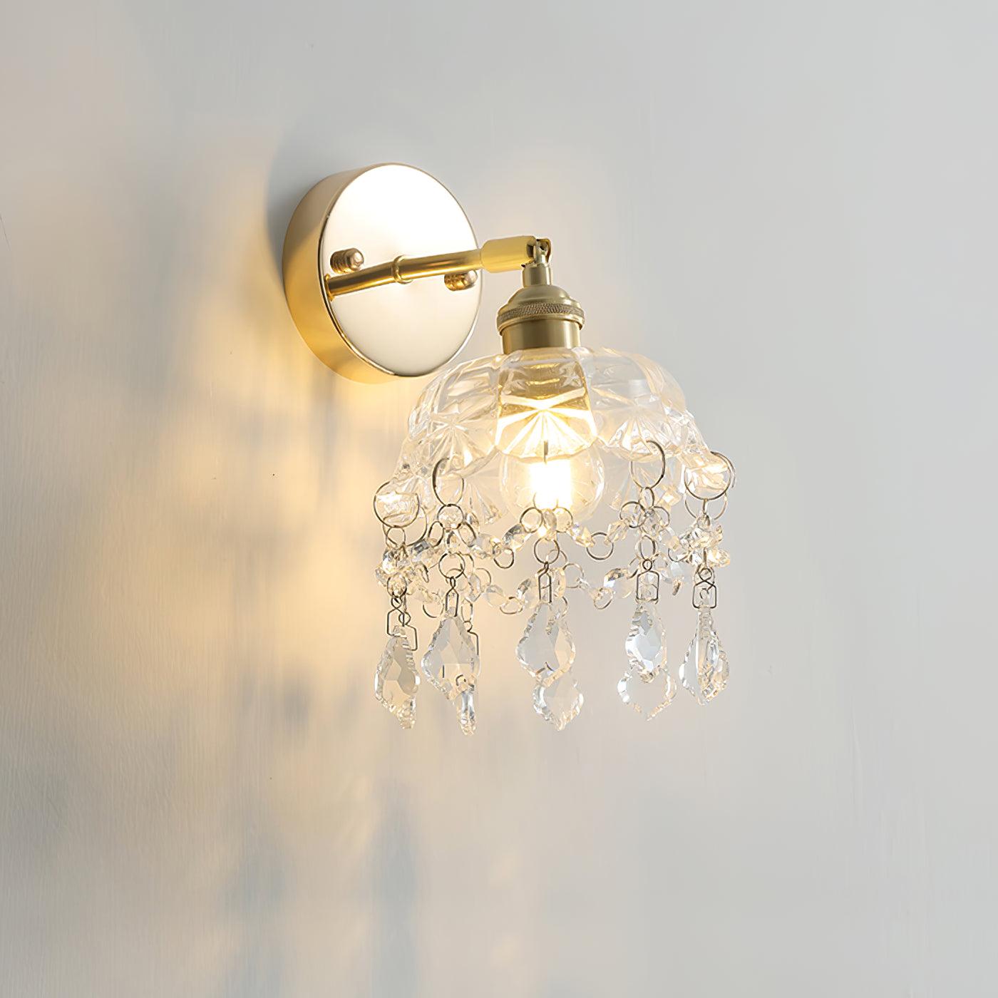 French Crystal Tassel Wall Light - Letslighting