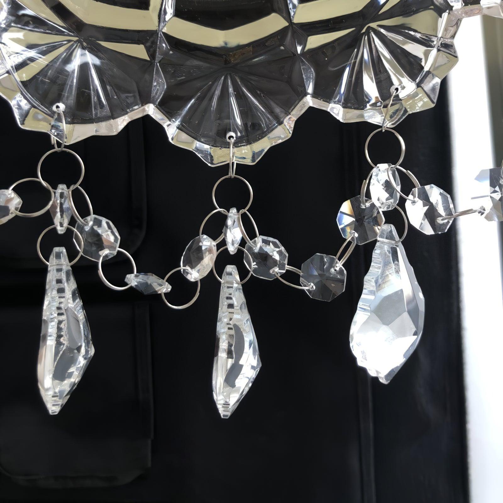 French Crystal Tassel Wall Light - Letslighting