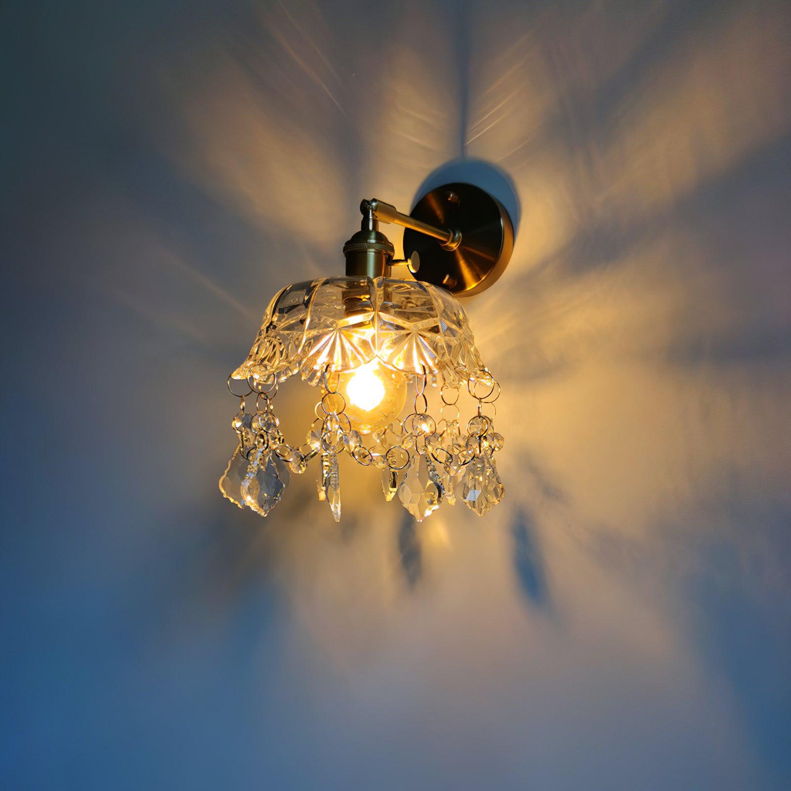 French Crystal Tassel Wall Light - Letslighting