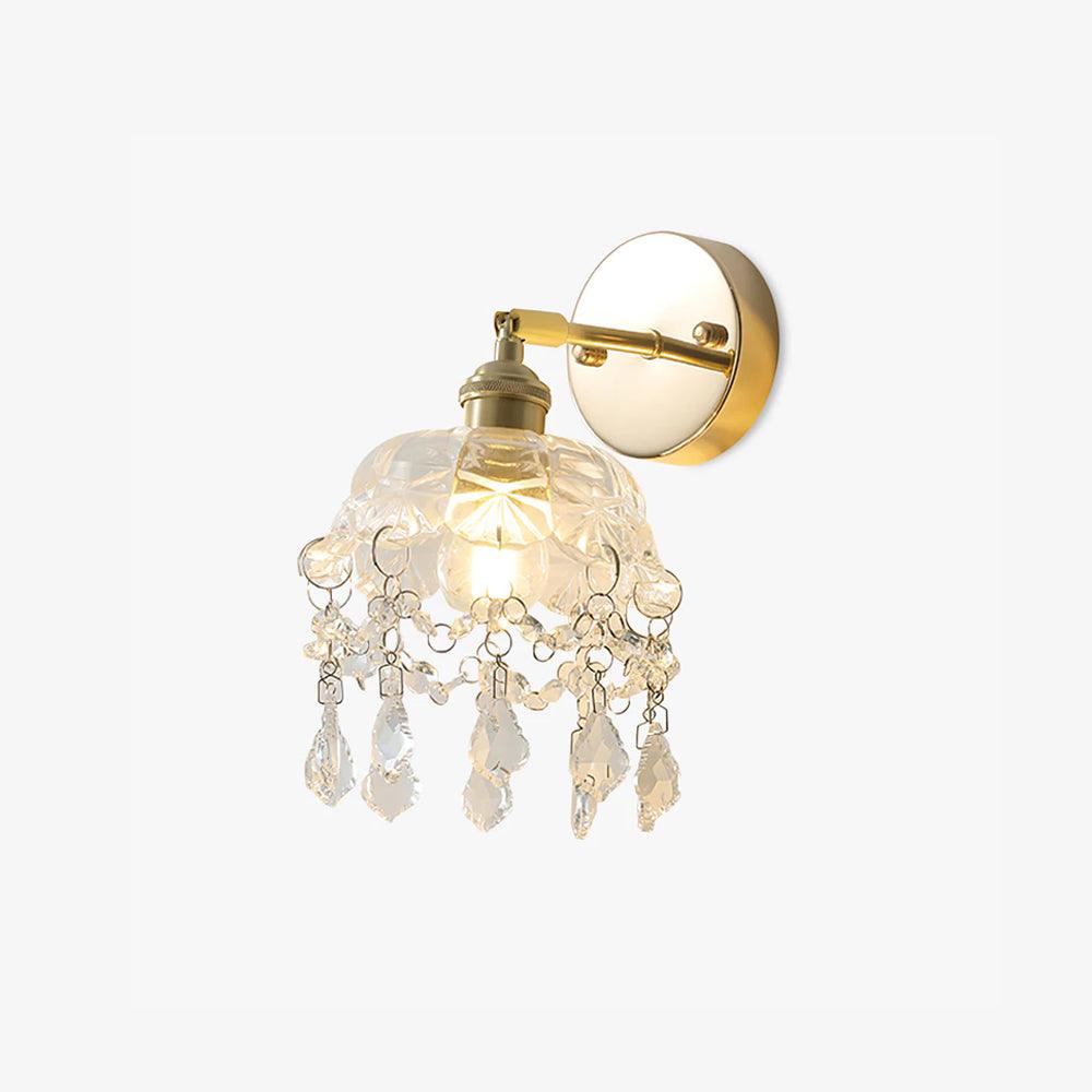 French Crystal Tassel Wall Light - Letslighting