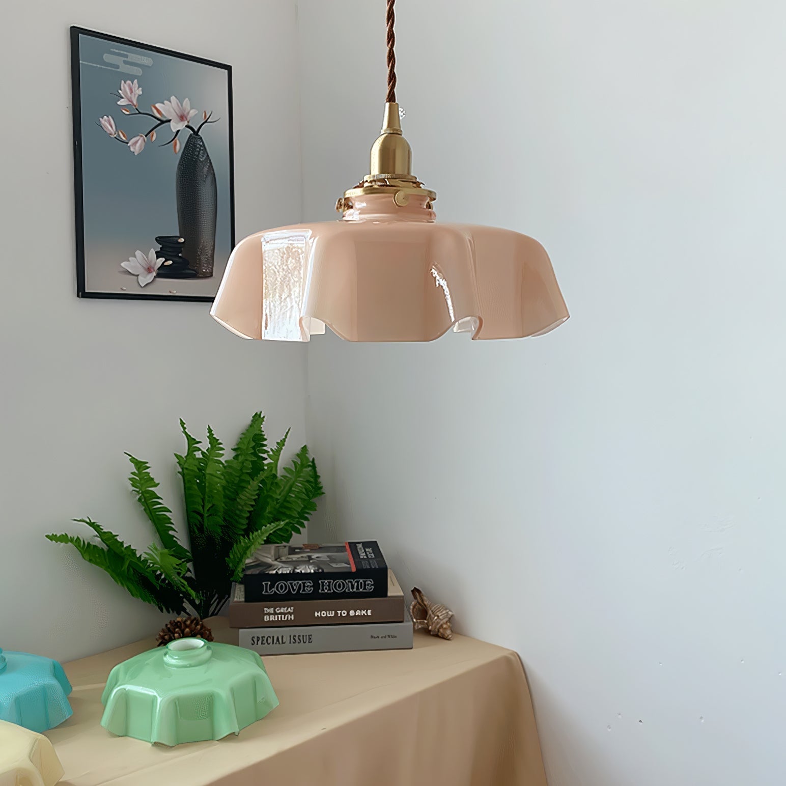French Flower Pendant Light - Letslighting