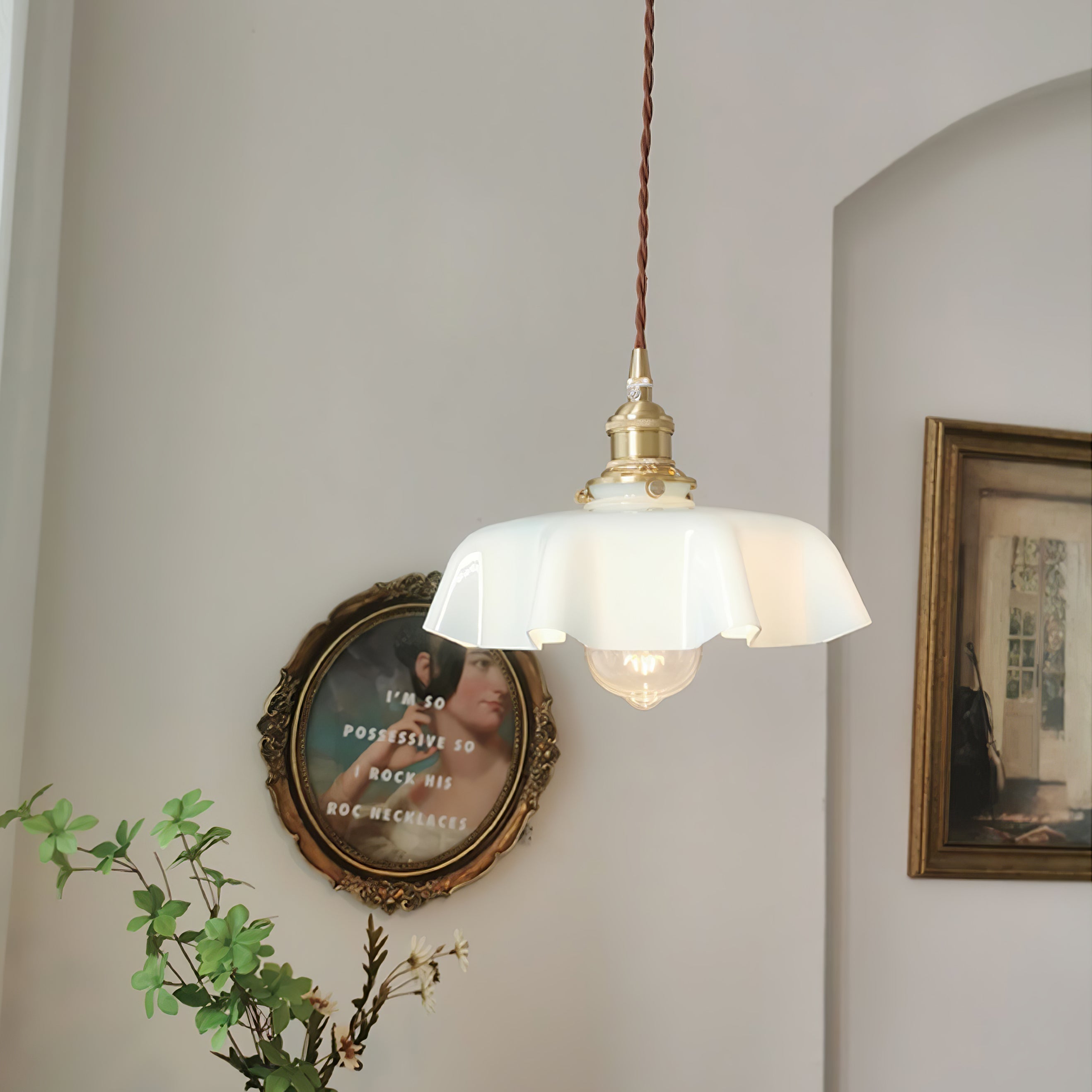 French Flower Pendant Light - Letslighting