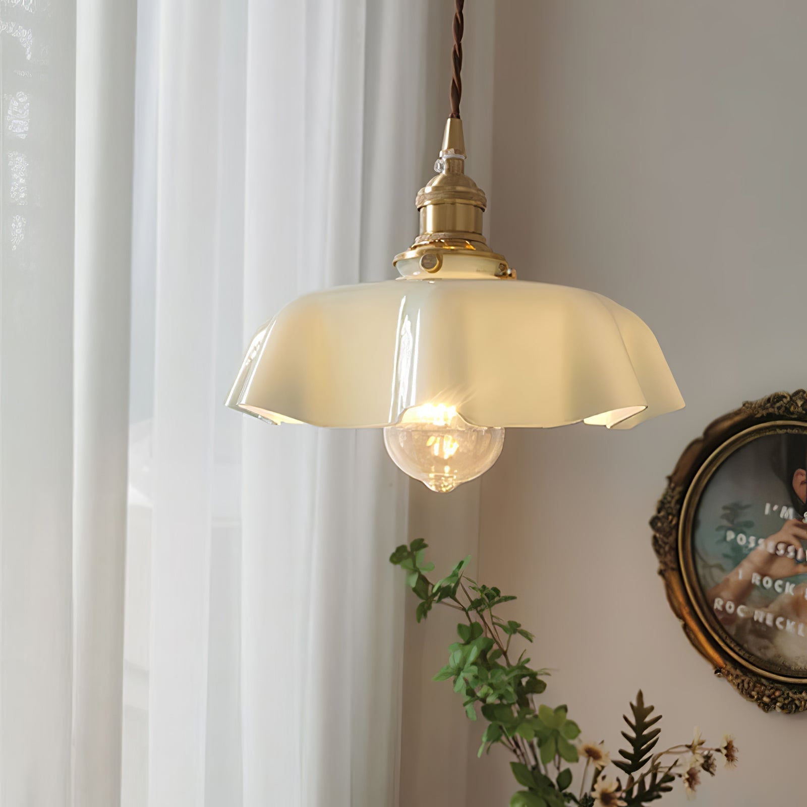 French Flower Pendant Light - Letslighting