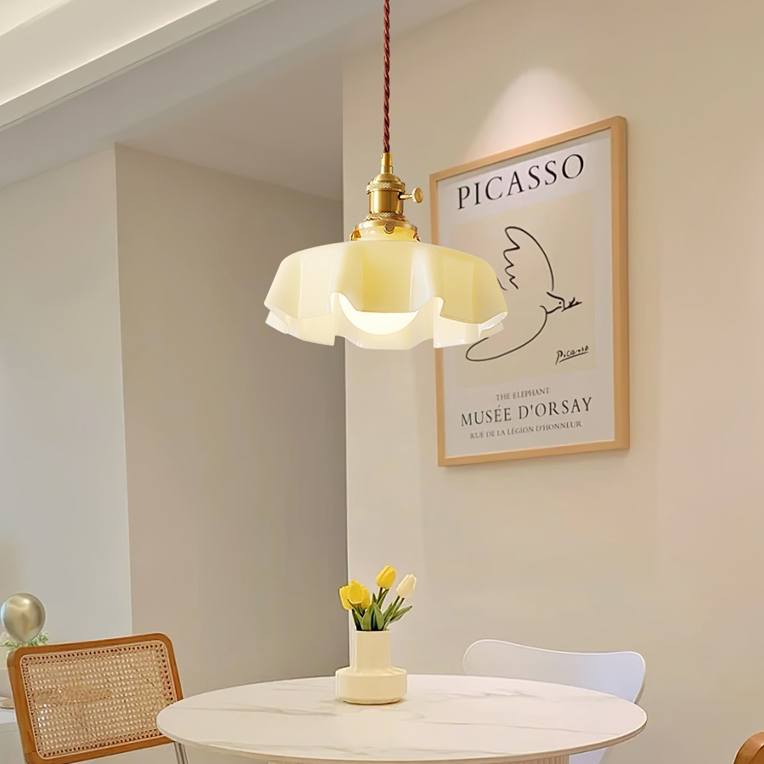 French Flower Pendant Light - Letslighting