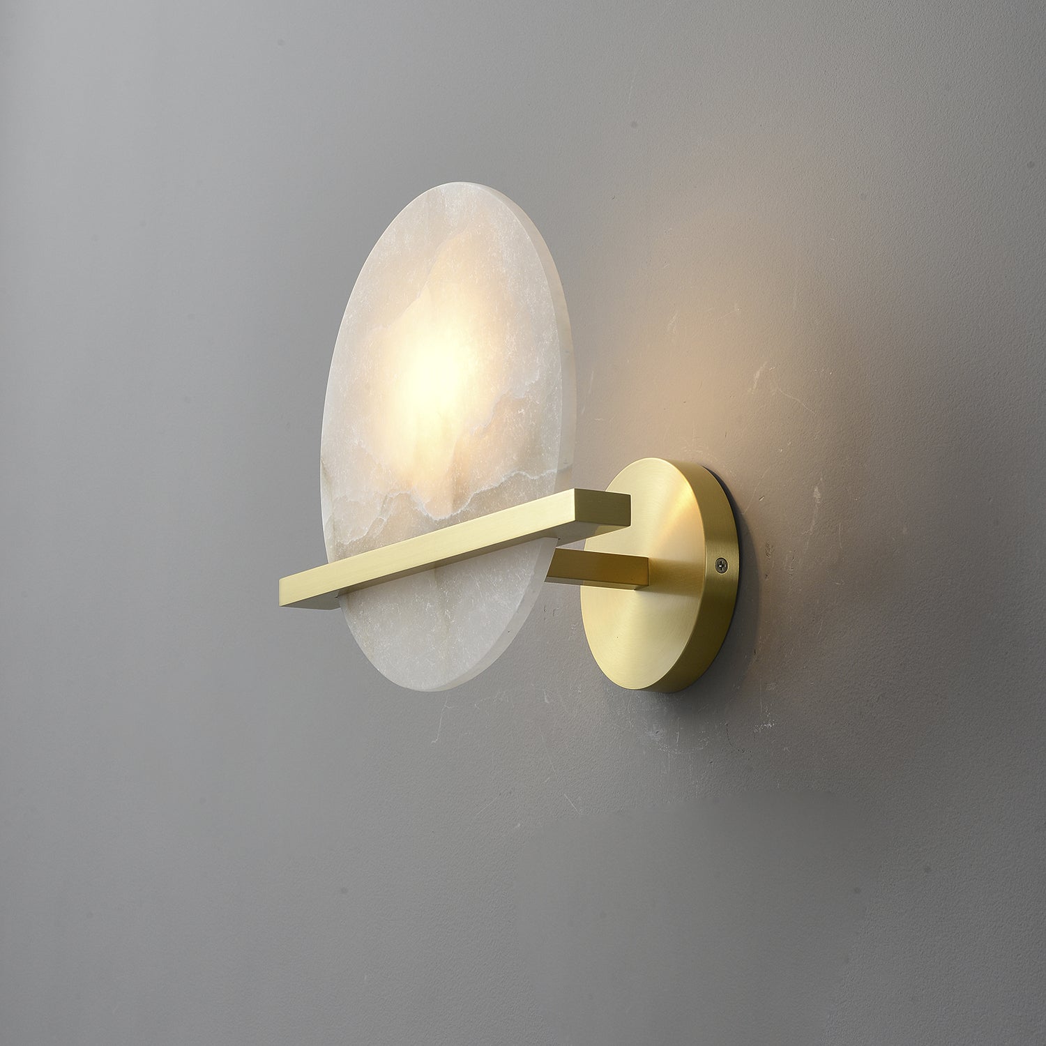 Vomiror Sphere Alabaster Wall Light - Letslighting