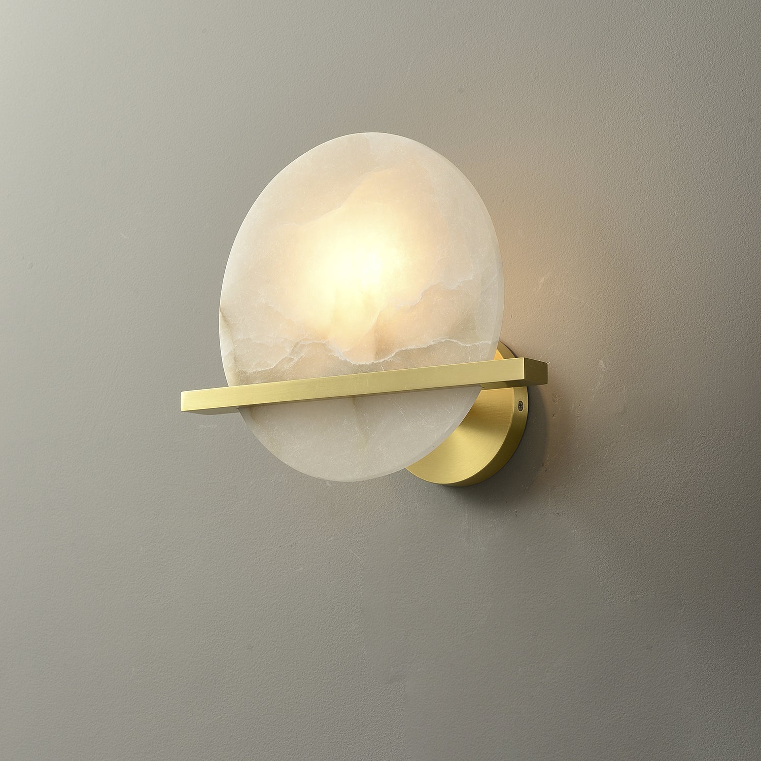 Vomiror Sphere Alabaster Wall Light - Letslighting