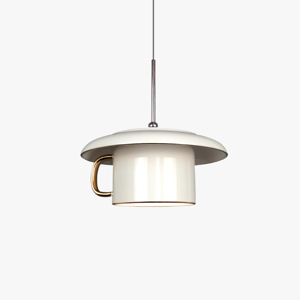 Valentina Urbano Taza Cerámico LED Lámpara Colgante Salón