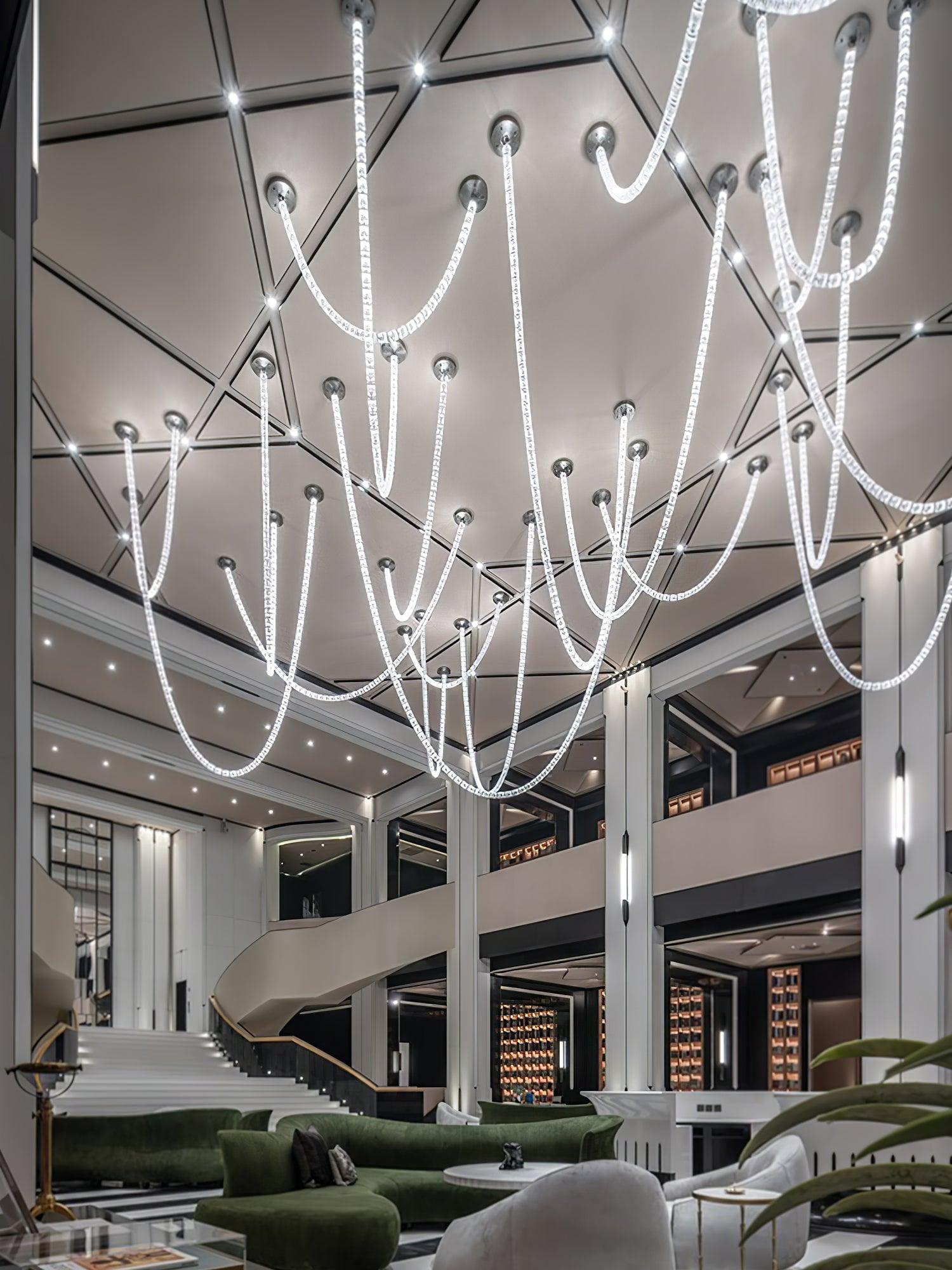 Luminara Crystal Cascade Chandelier - Letslighting