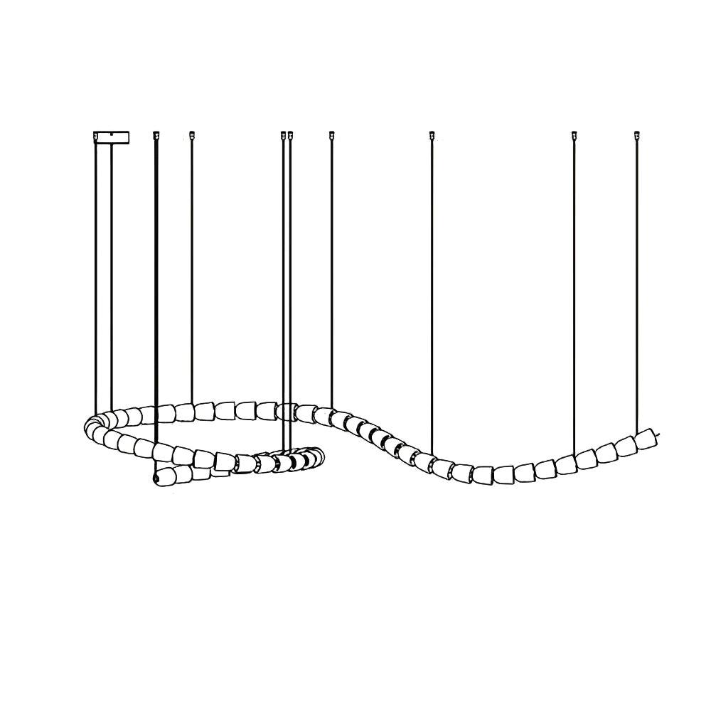 Luminara Crystal Cascade Chandelier - Letslighting