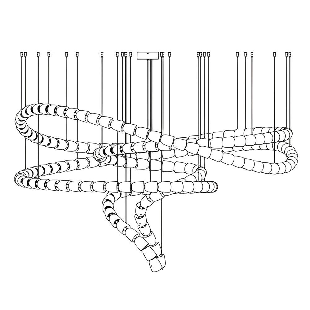 Gabriel Chrome Chandelier - Letslighting