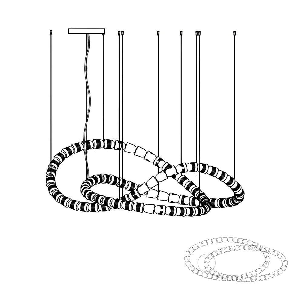 Gabriel Chrome Chandelier - Letslighting