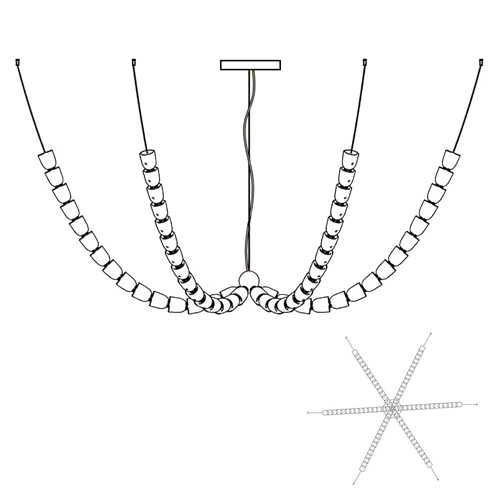 Gabriel Chrome Chandelier - Letslighting