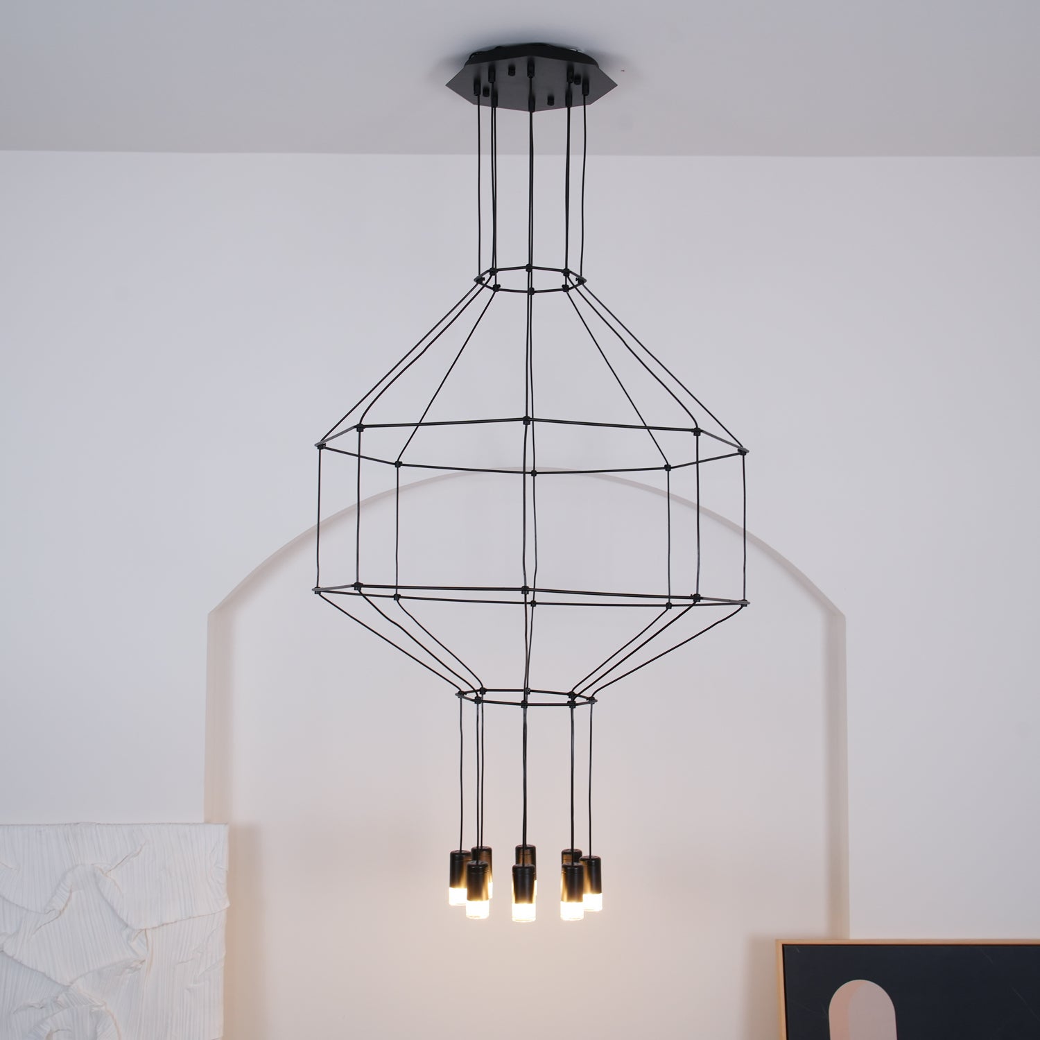 Geometric Lines Pendant Lamp - Letslighting