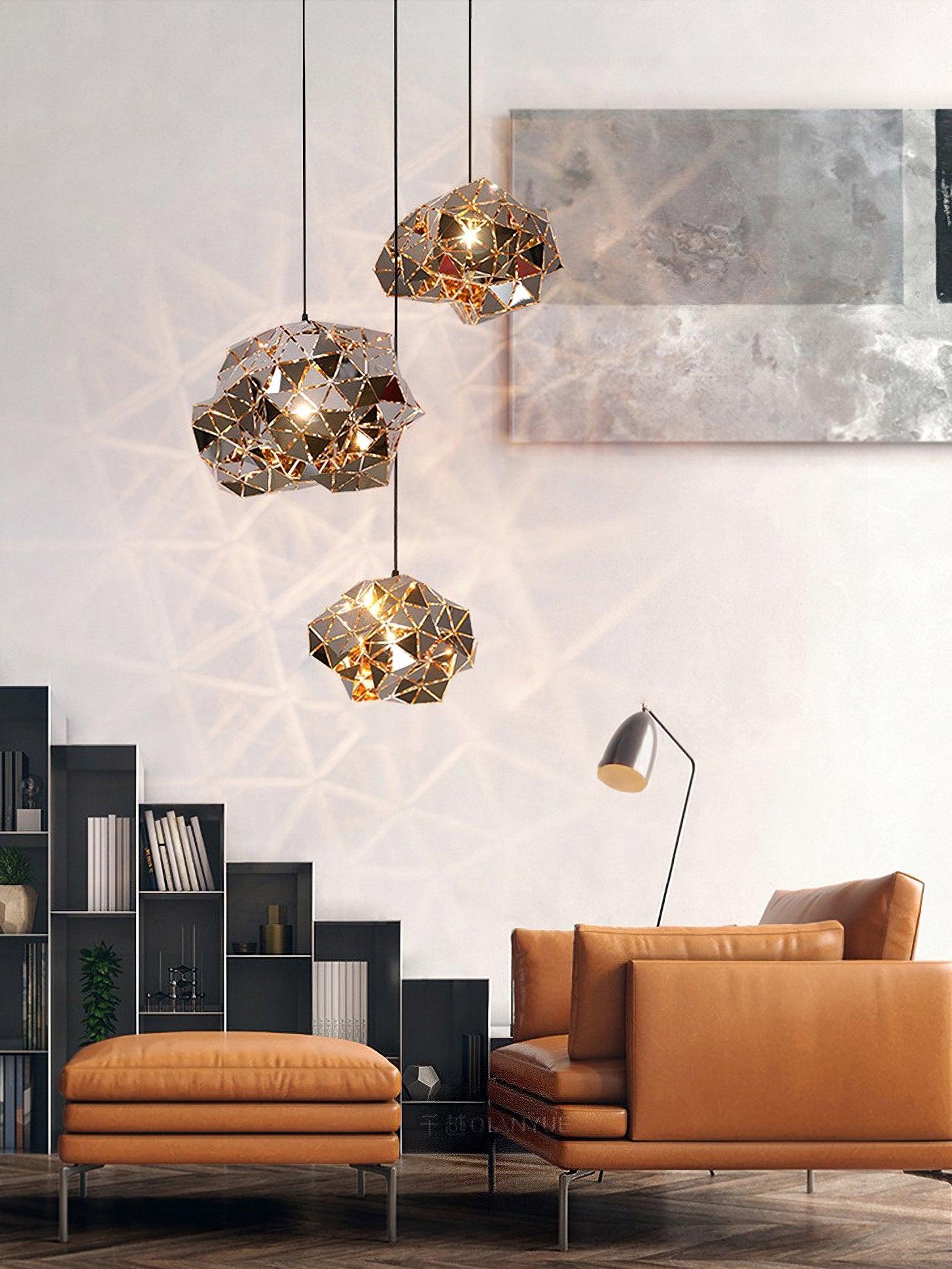 Geometric Panel Pendant Lamp - Letslighting
