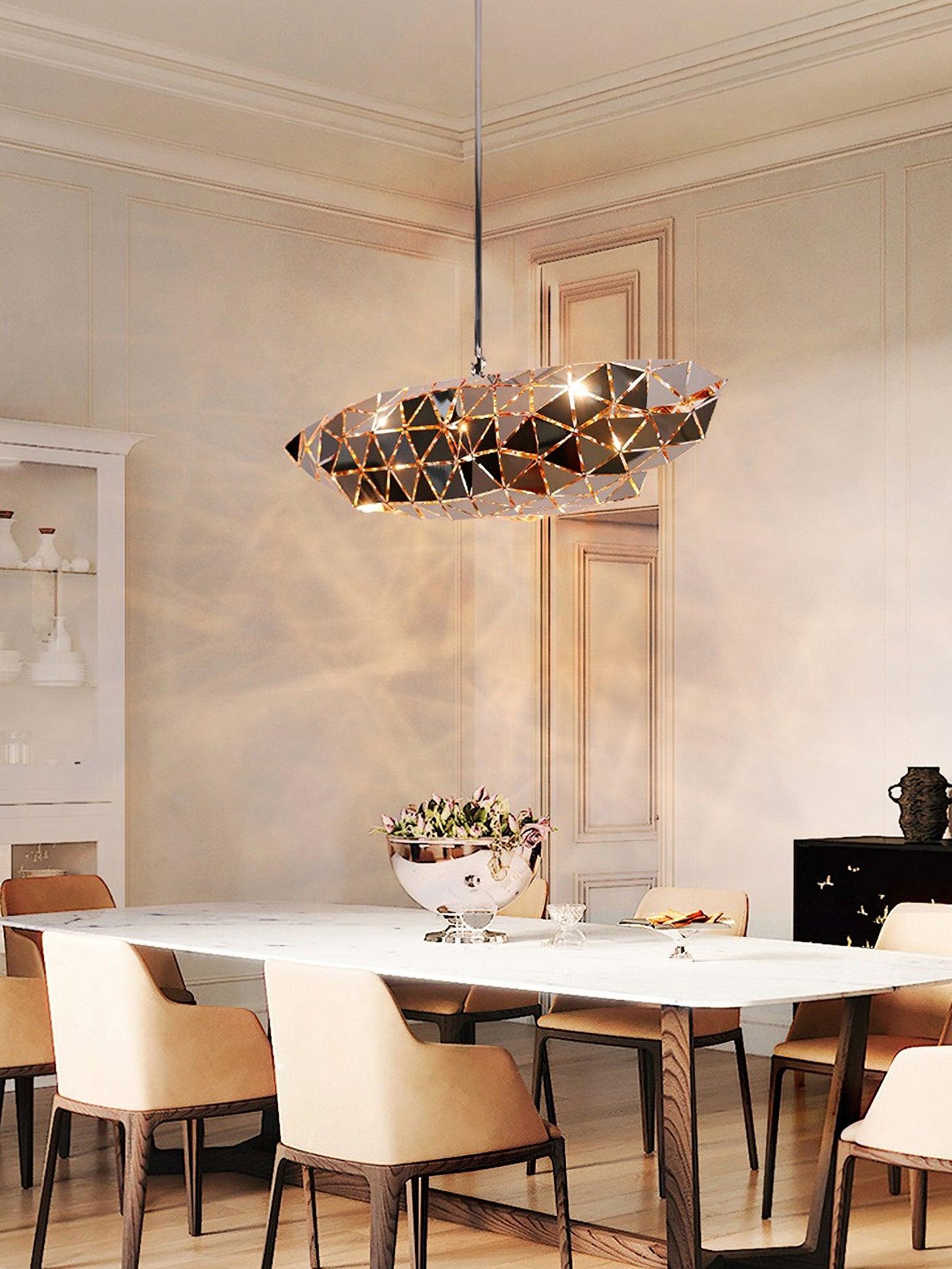 Geometric Panel Pendant Lamp - Letslighting