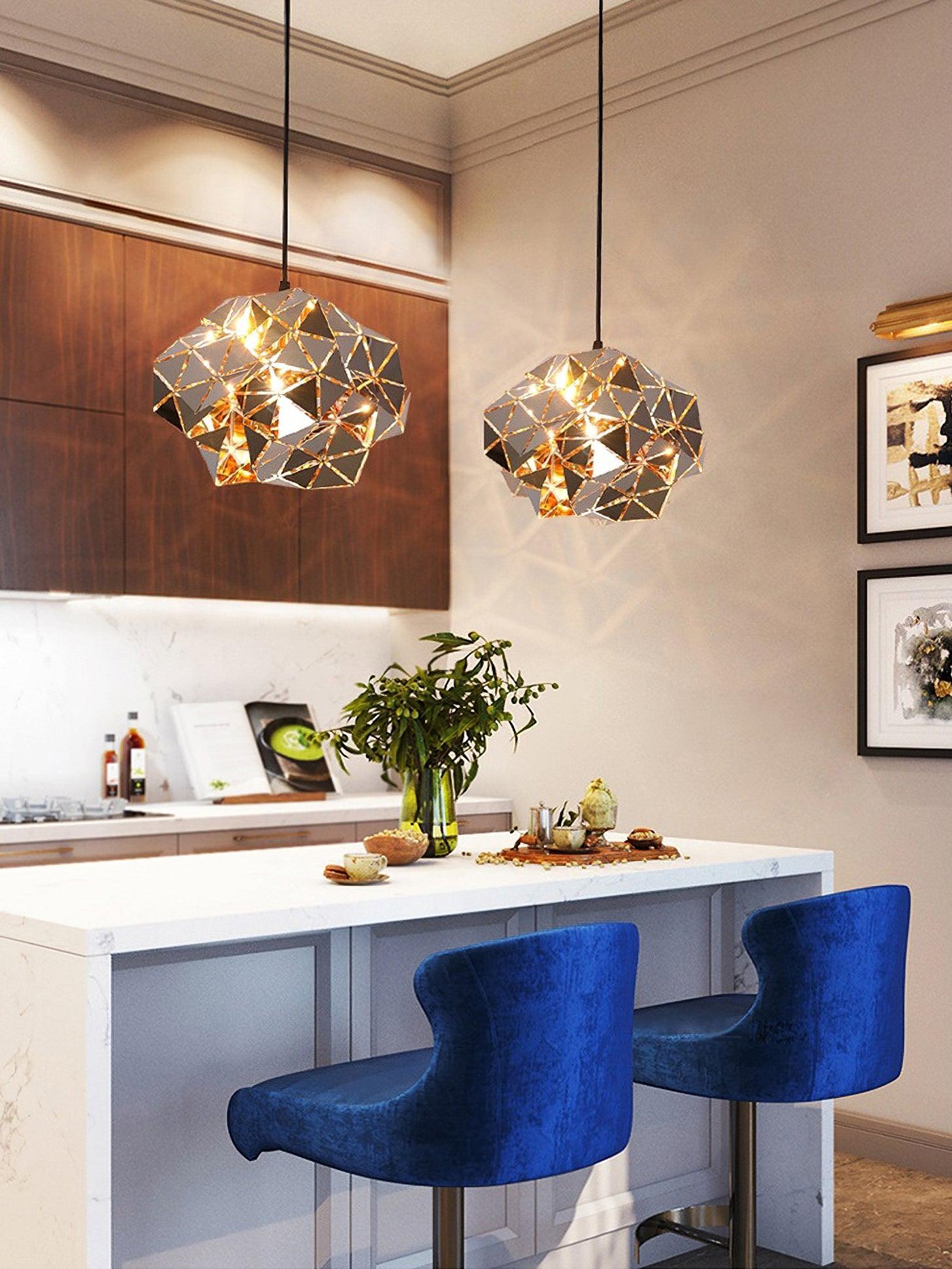 Geometric Panel Pendant Lamp - Letslighting