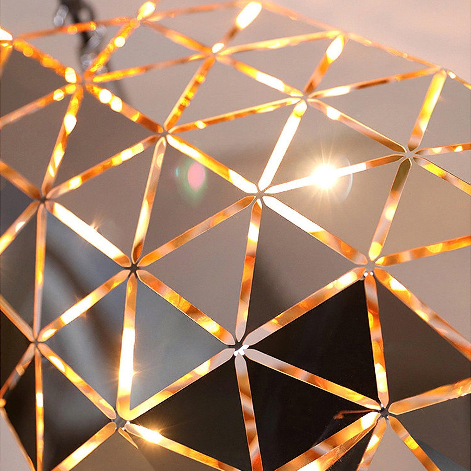 Geometric Panel Pendant Lamp - Letslighting