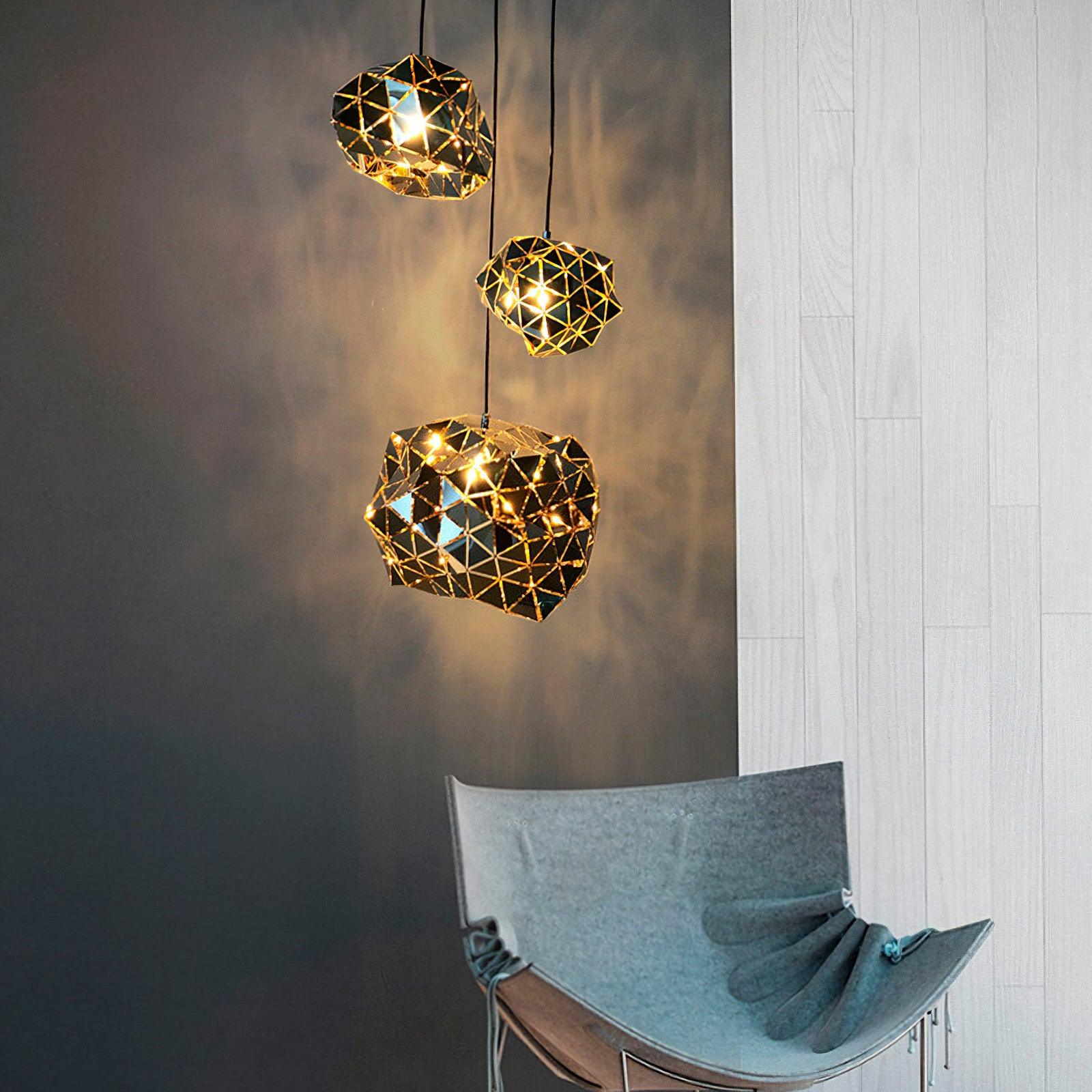 Geometric Panel Pendant Lamp - Letslighting