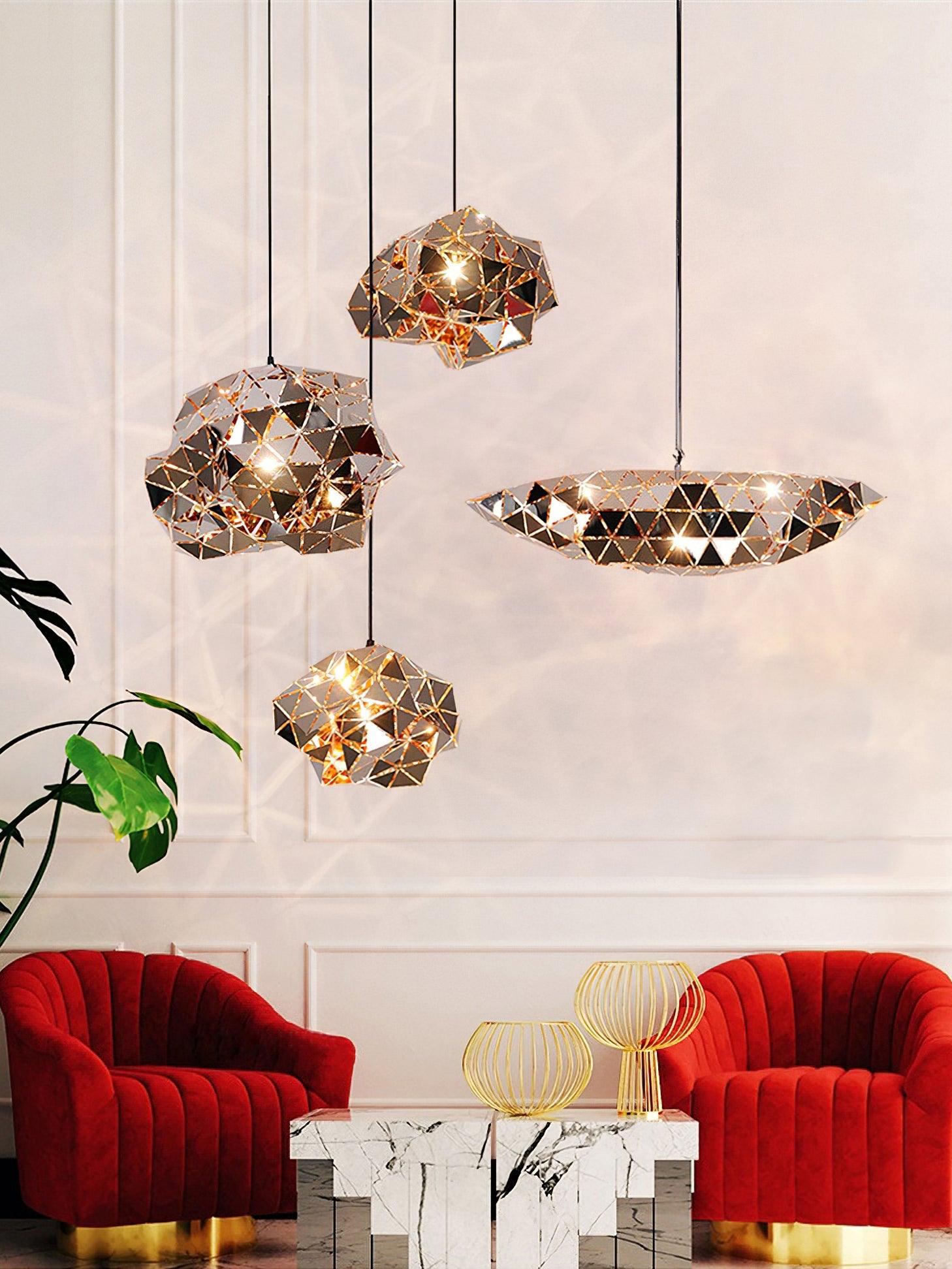 Geometric Panel Pendant Lamp - Letslighting
