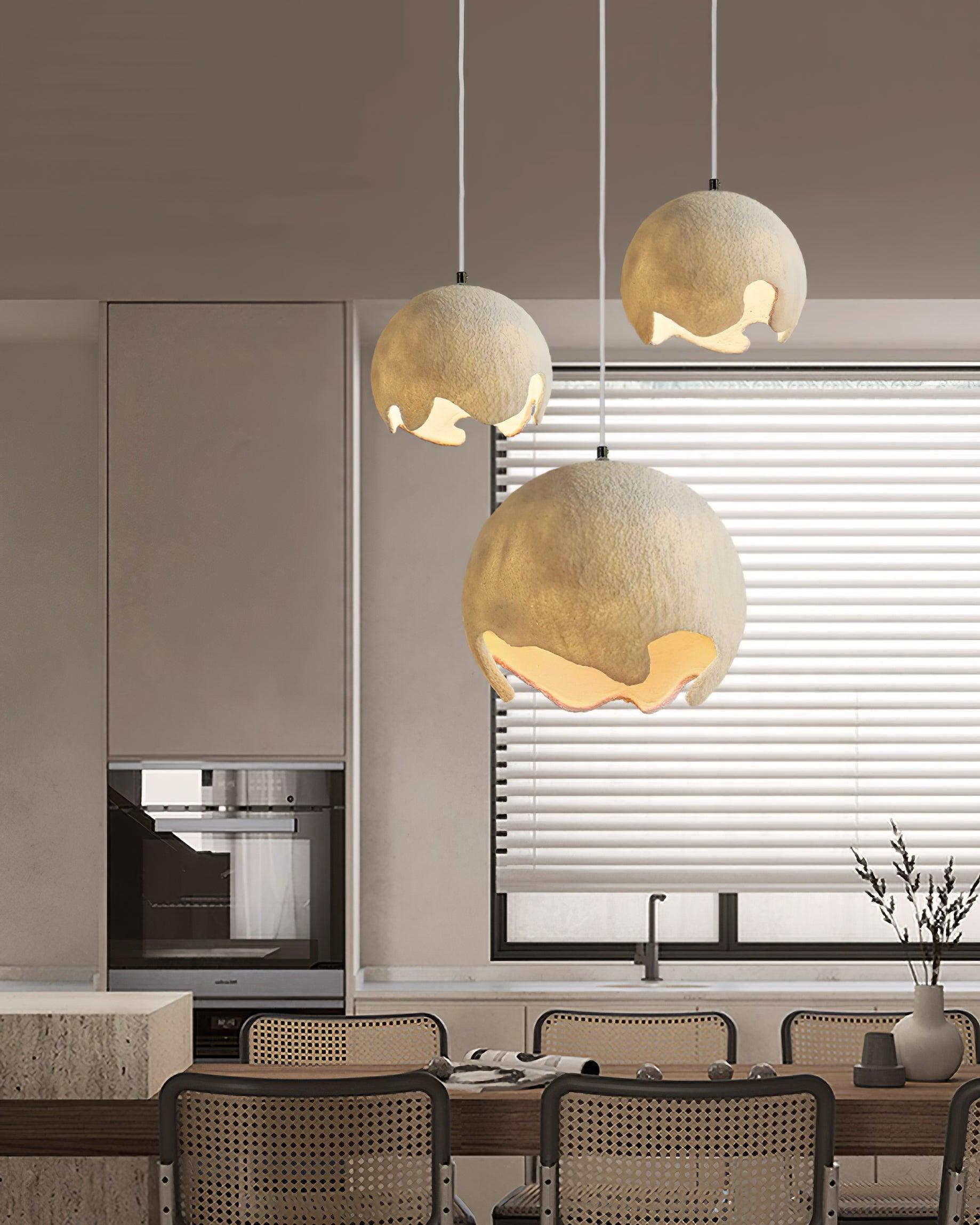 Geometric Resin Pendant Light - Letslighting