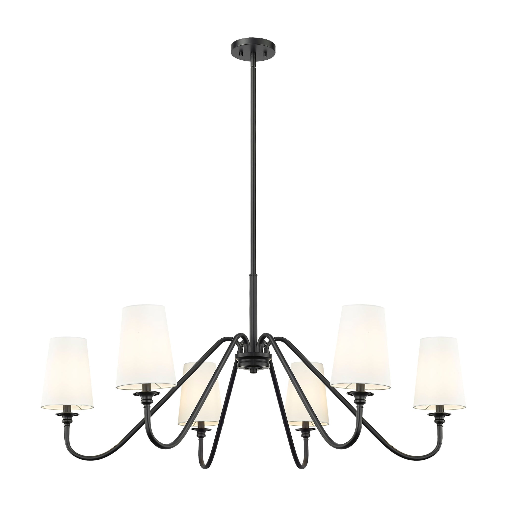Vavenus Vintage Industrial Brass Fabric Chandelier - Lamp Copper