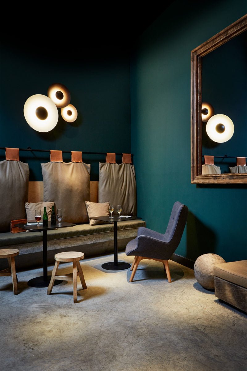 Ginger Modern Minimalist Round Metal Wall Lamp - Letslighting