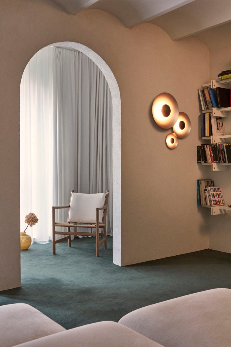 Ginger Modern Minimalist Round Metal Wall Lamp - Letslighting