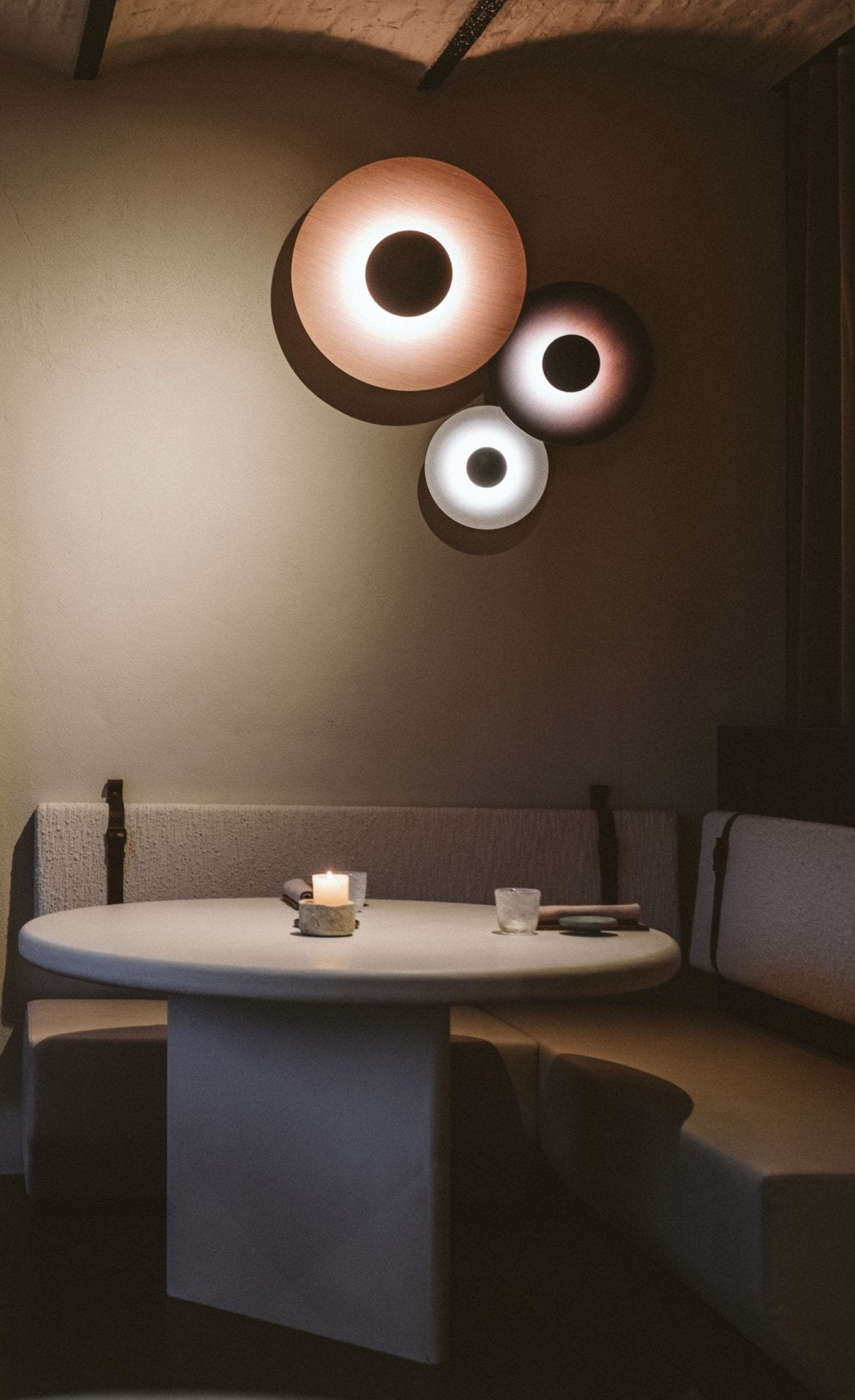 Ginger Modern Minimalist Round Metal Wall Lamp - Letslighting