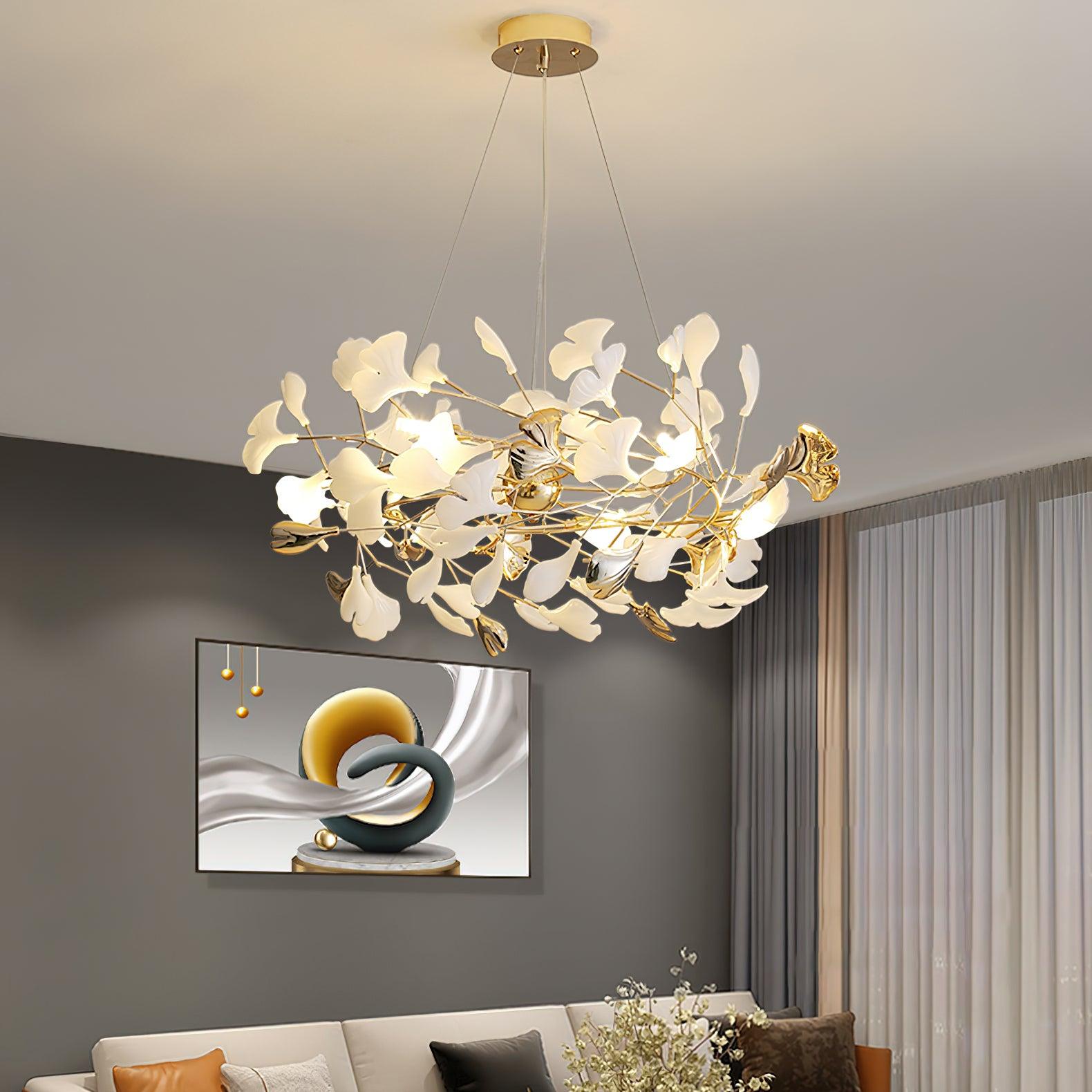 Gingko Chandelier H - Letslighting